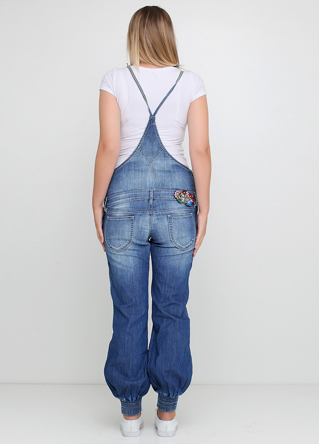 Комбінезон Nolita комбінезон-брюки однотонний синій джинсовий