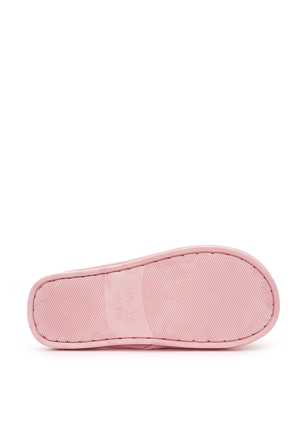 Розовые тапочки Slippers с аппликацией, с вышивкой