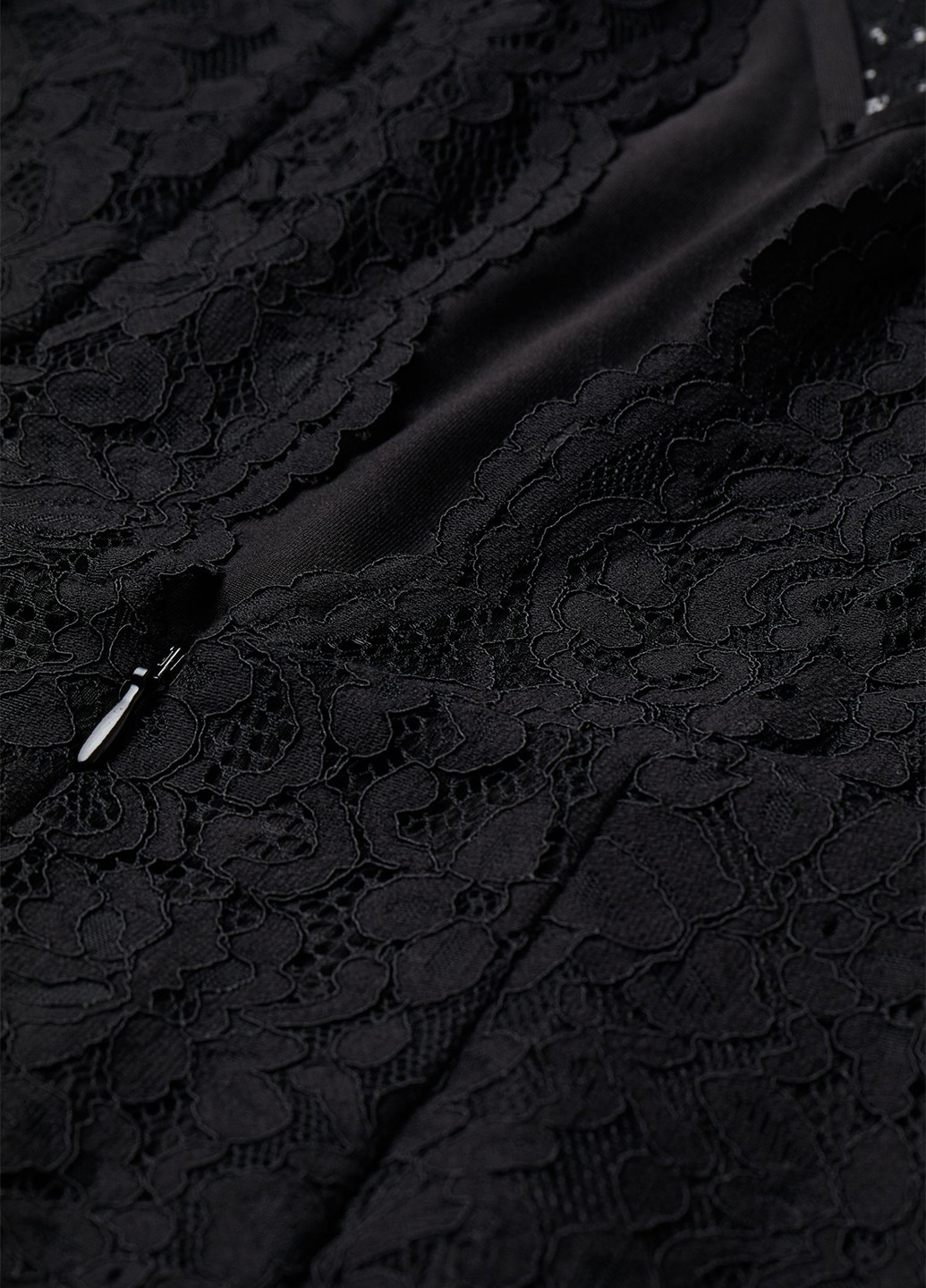 Черное кэжуал, вечернее платье а-силуэт H&M однотонное