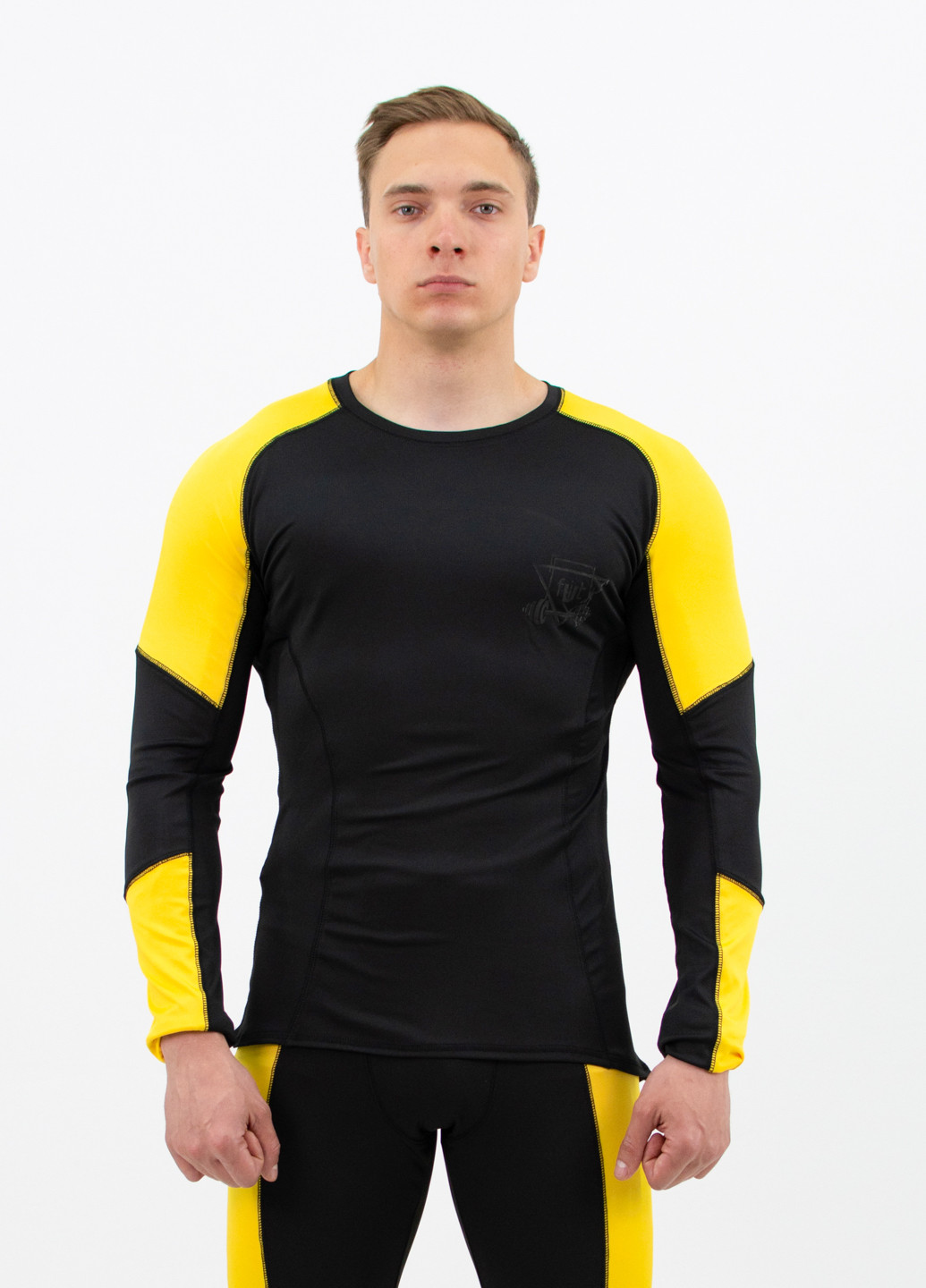 Рашгард мужской Force yellow FitU (240998429)