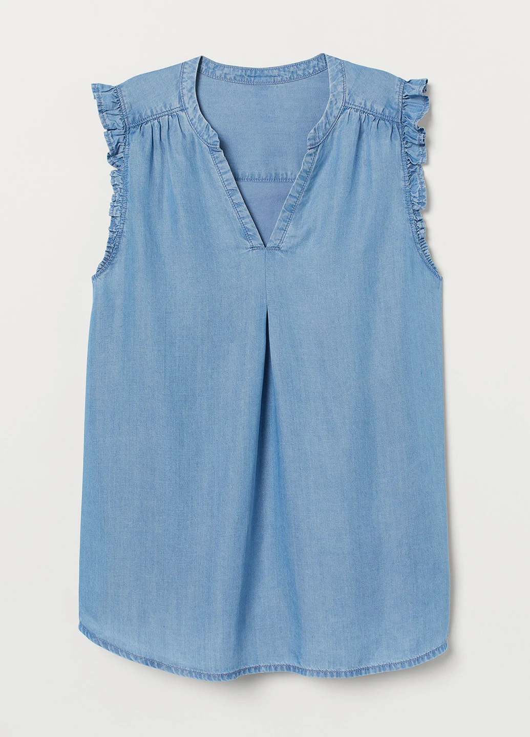 Голубая блуза для беременных H&M