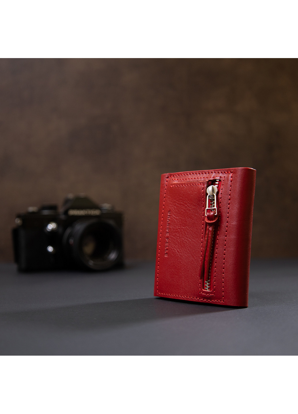 Женский кожаный кошелек 9,5х10х1,5 см Grande Pelle (252127772)