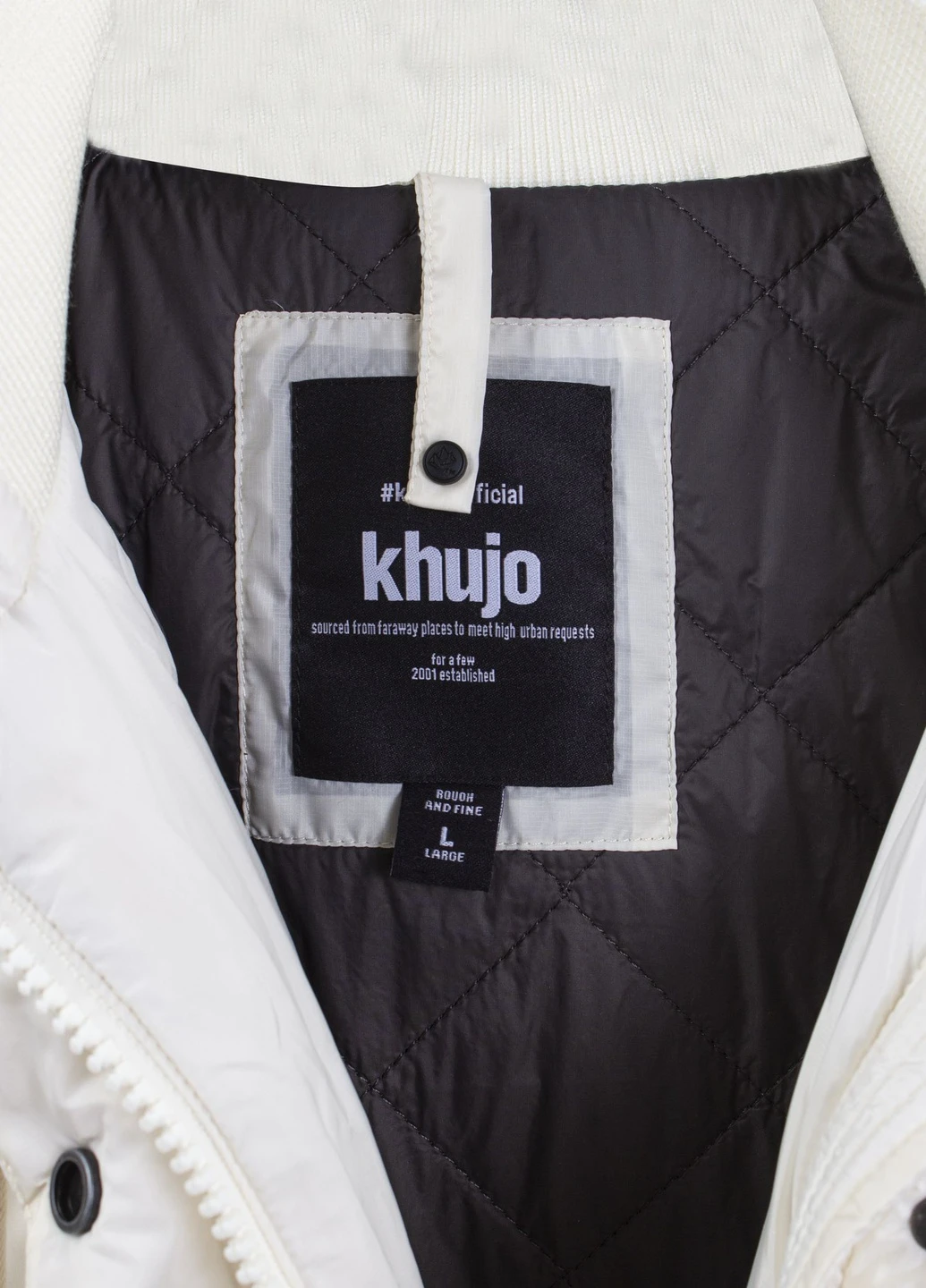 Молочна зимня куртка Khujo