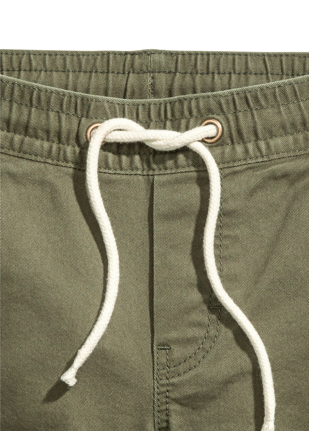 Хаки демисезонные прямые джинсы H&M