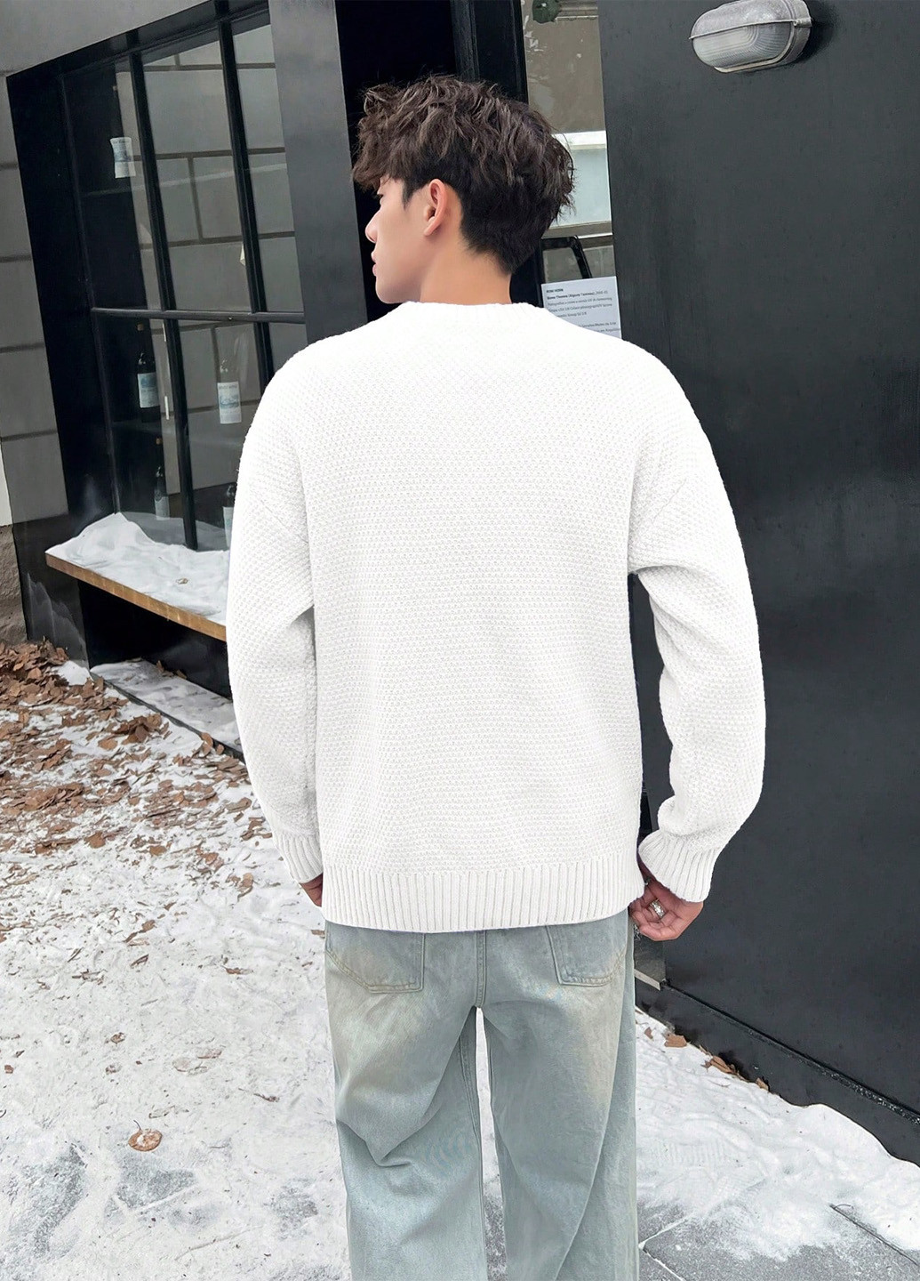 Білий демісезонний джемпер джемпер SHEIN