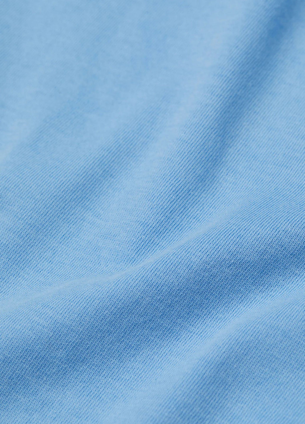Голубое кэжуал платье платье-футболка H&M однотонное