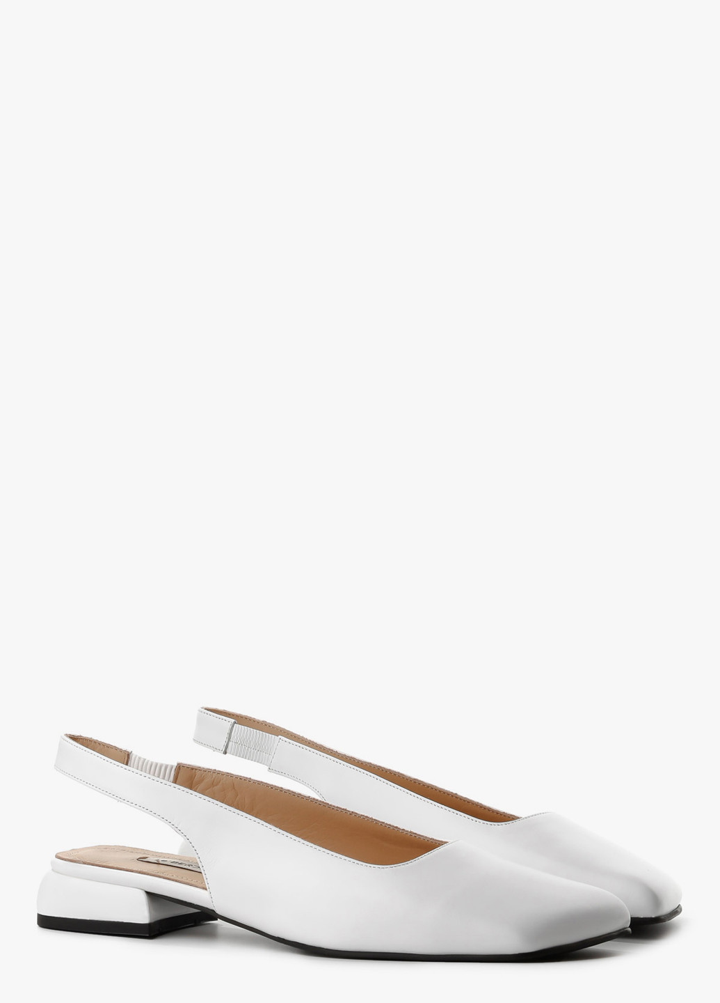 Le'BERDES Туфлі слінгбекі білий з натуральна шкіра, україна — демісезон (328003903)