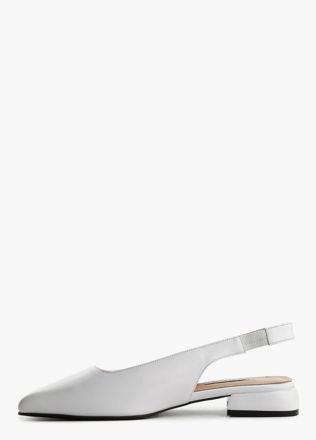 Le'BERDES Туфлі слінгбекі білий з натуральна шкіра, україна — демісезон (328003903)
