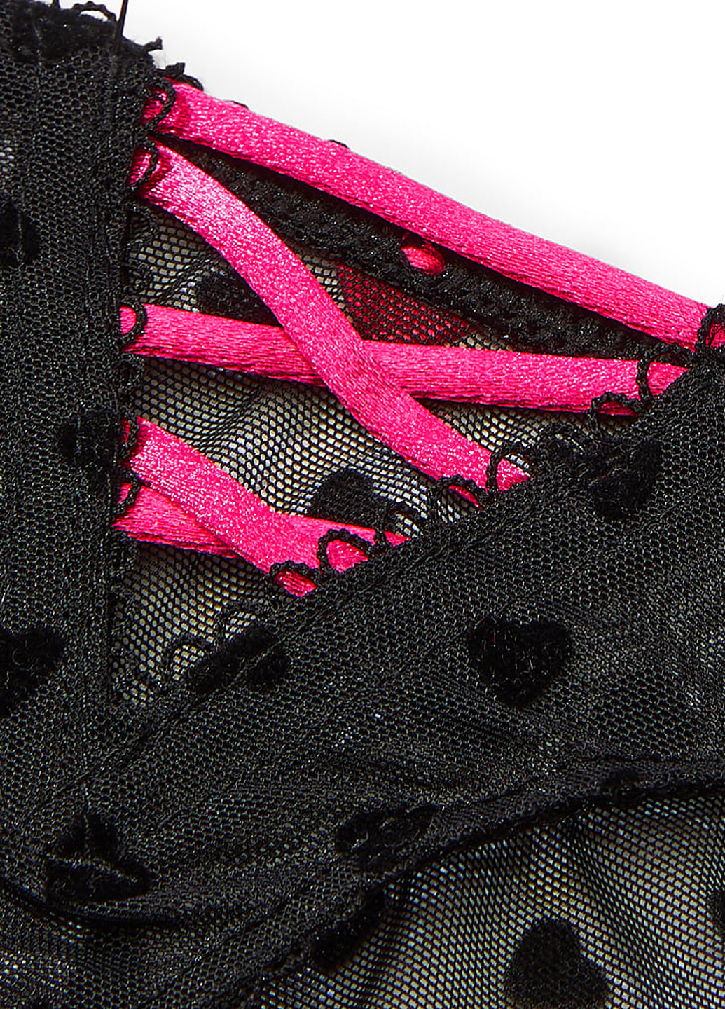 Чорний демісезонний комплект (бюстгальтер, трусики) Victoria's Secret