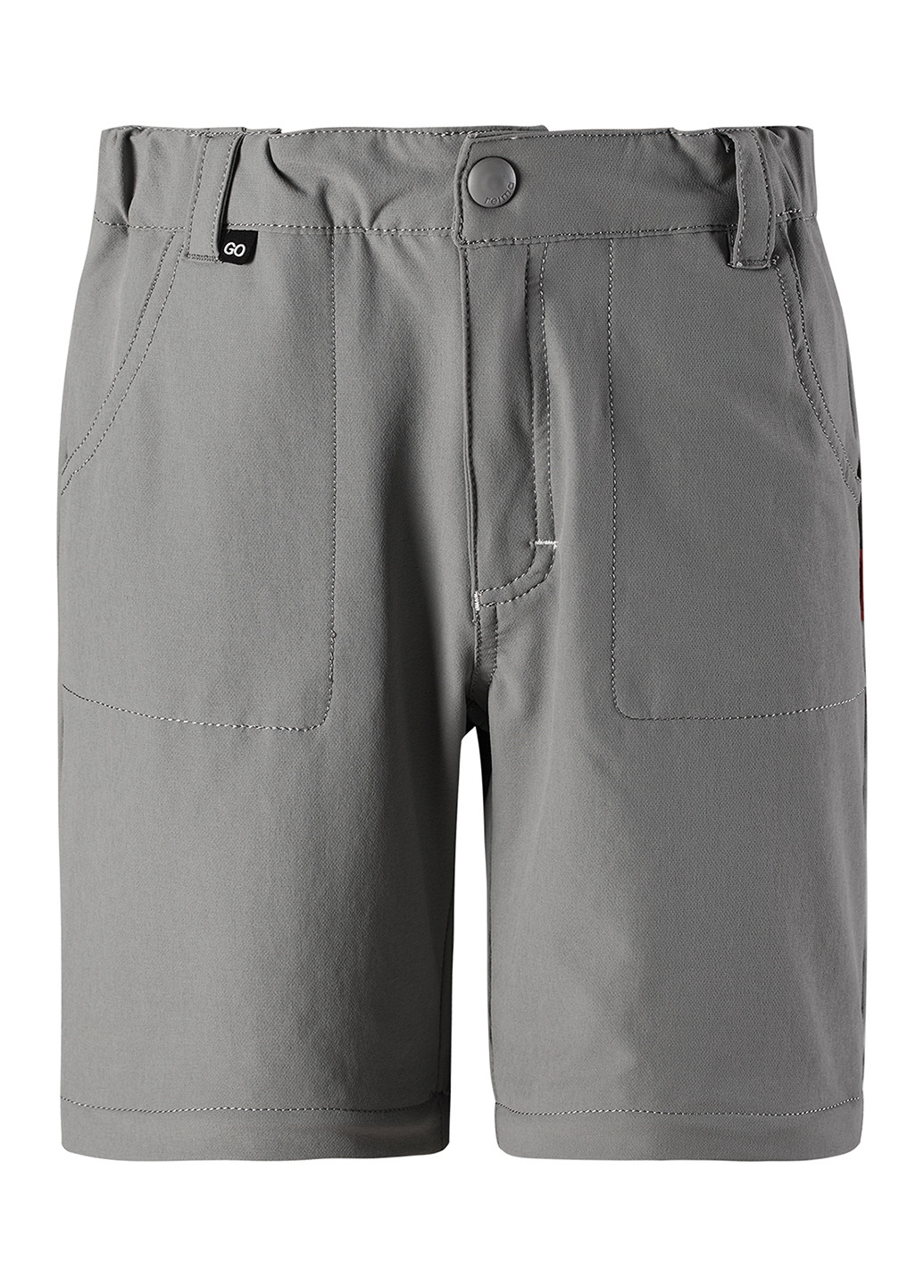 Грифельно-серые кэжуал демисезонные брюки прямые Reima