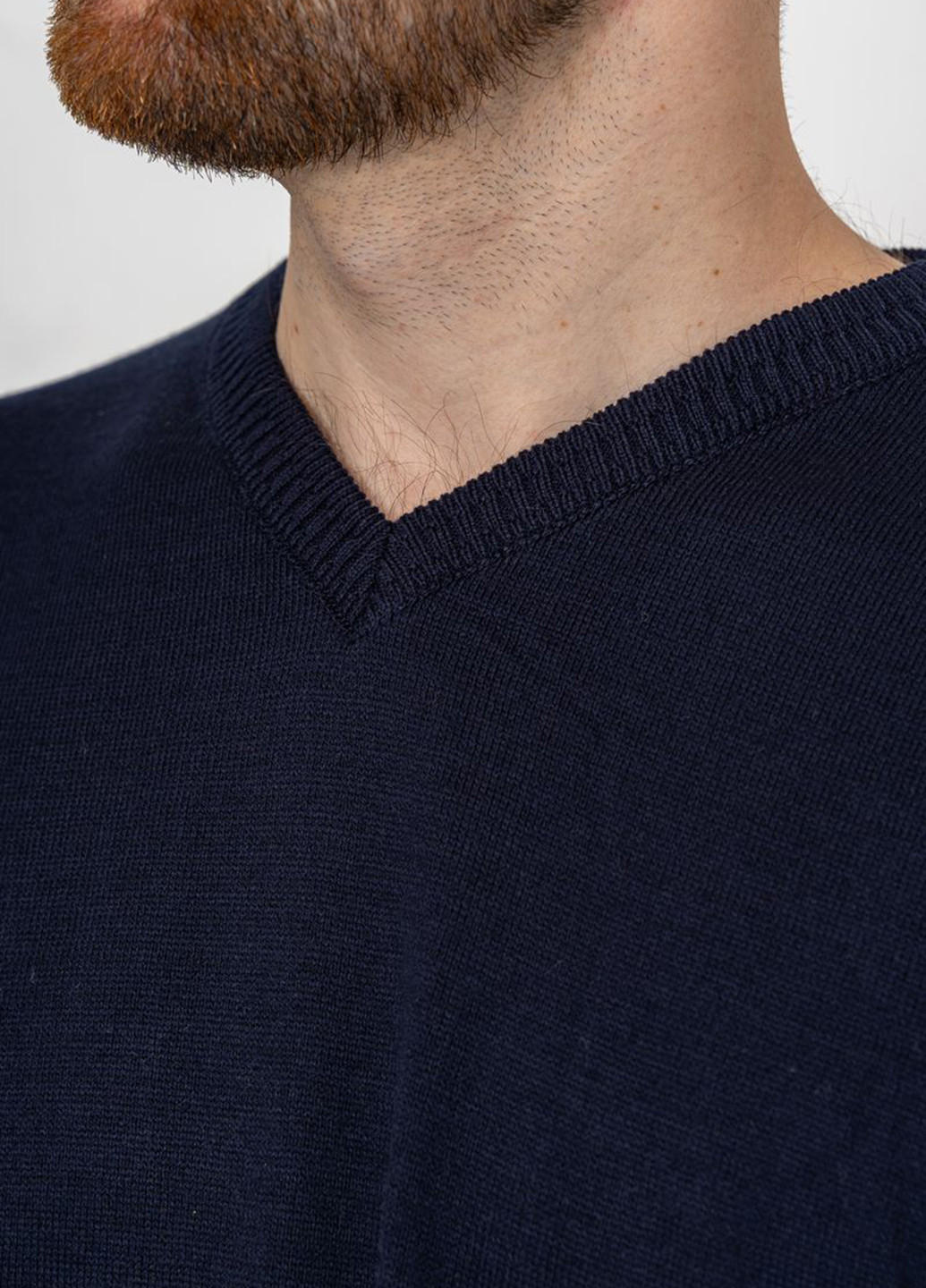 Темно-синий демисезонный пуловер пуловер Ager