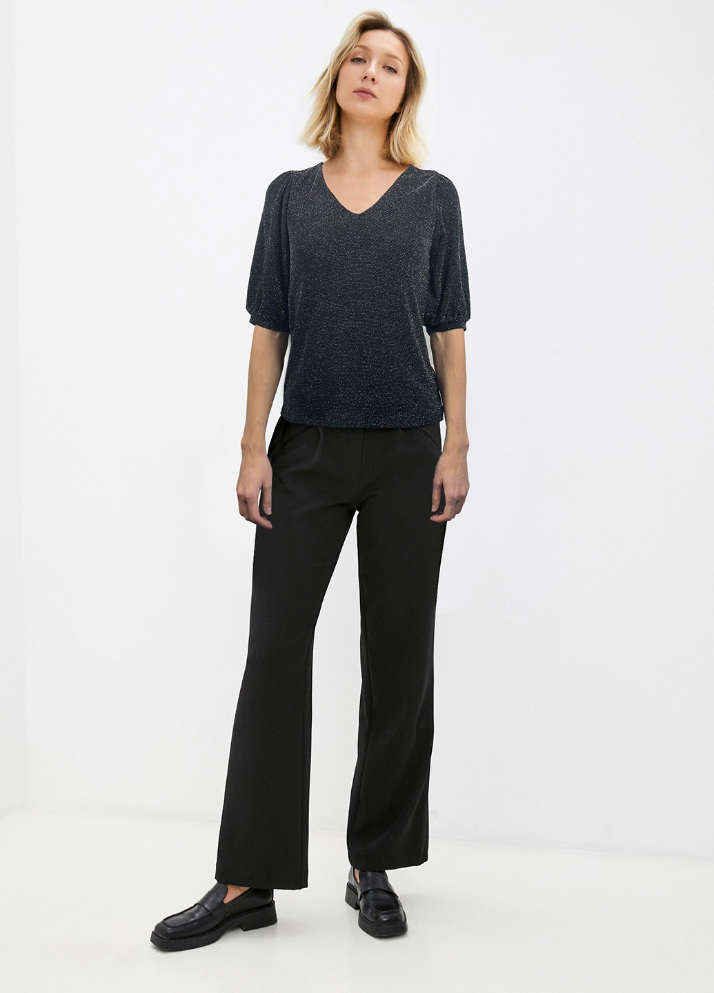 Чорна блуза H&M