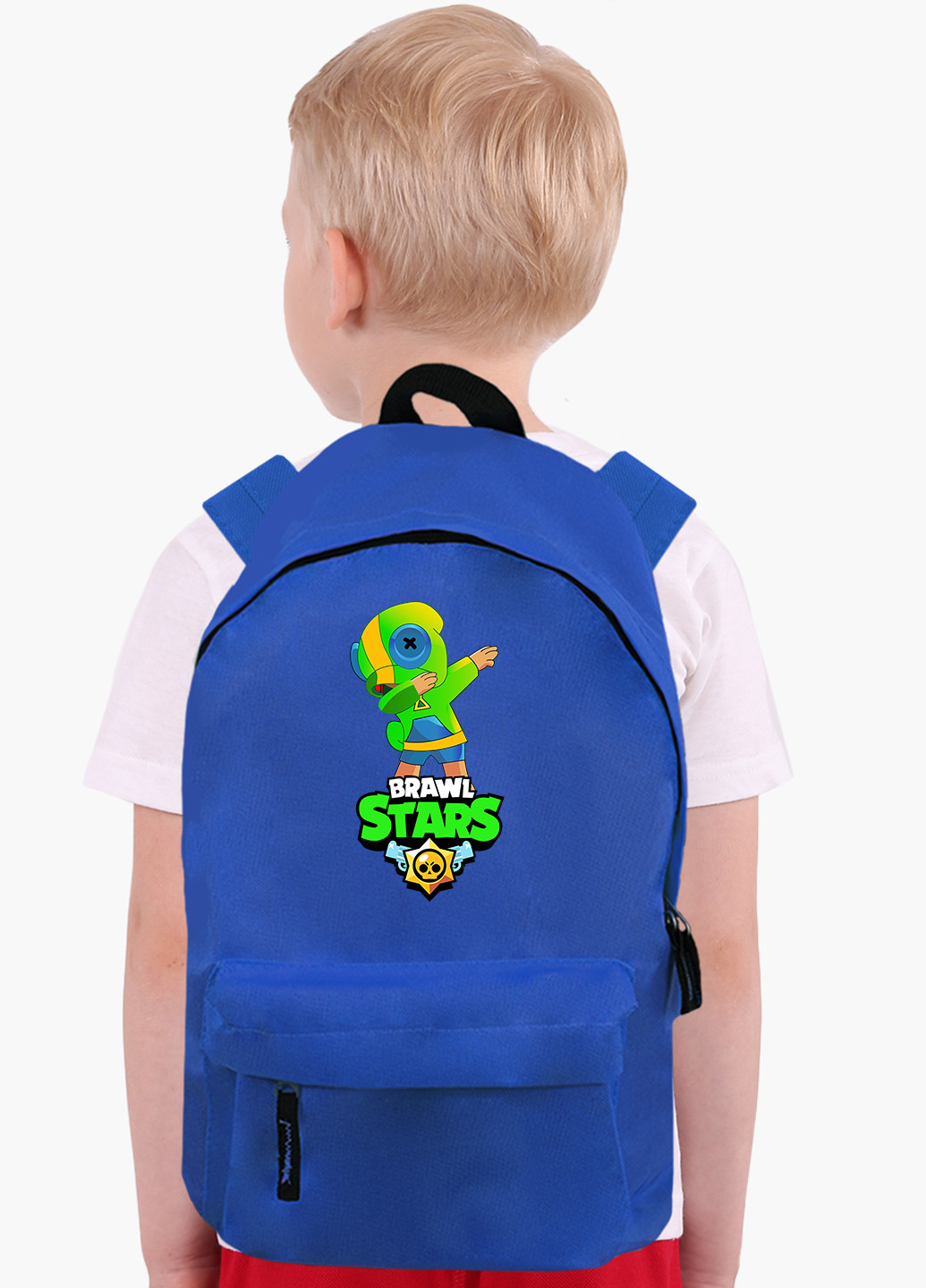 Детский рюкзак Зеленый Леон Бравл Старс (Green Leon Brawl Stars) (9263-1705) MobiPrint (217075381)