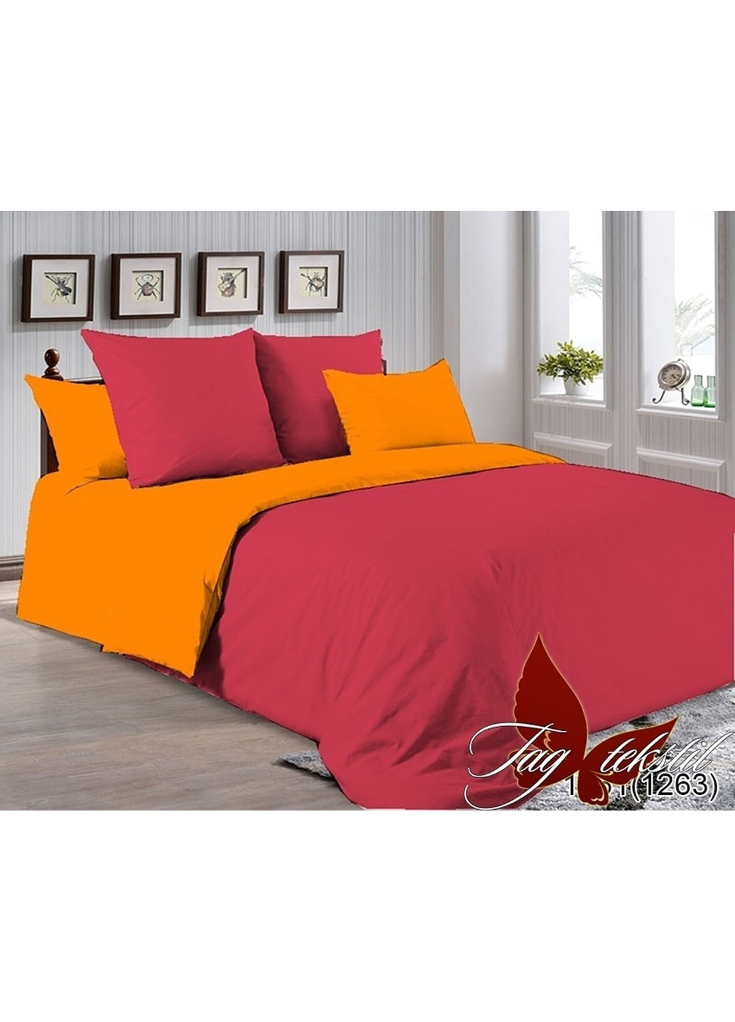 Постільна білизна 2-спальний Tag (201742964)