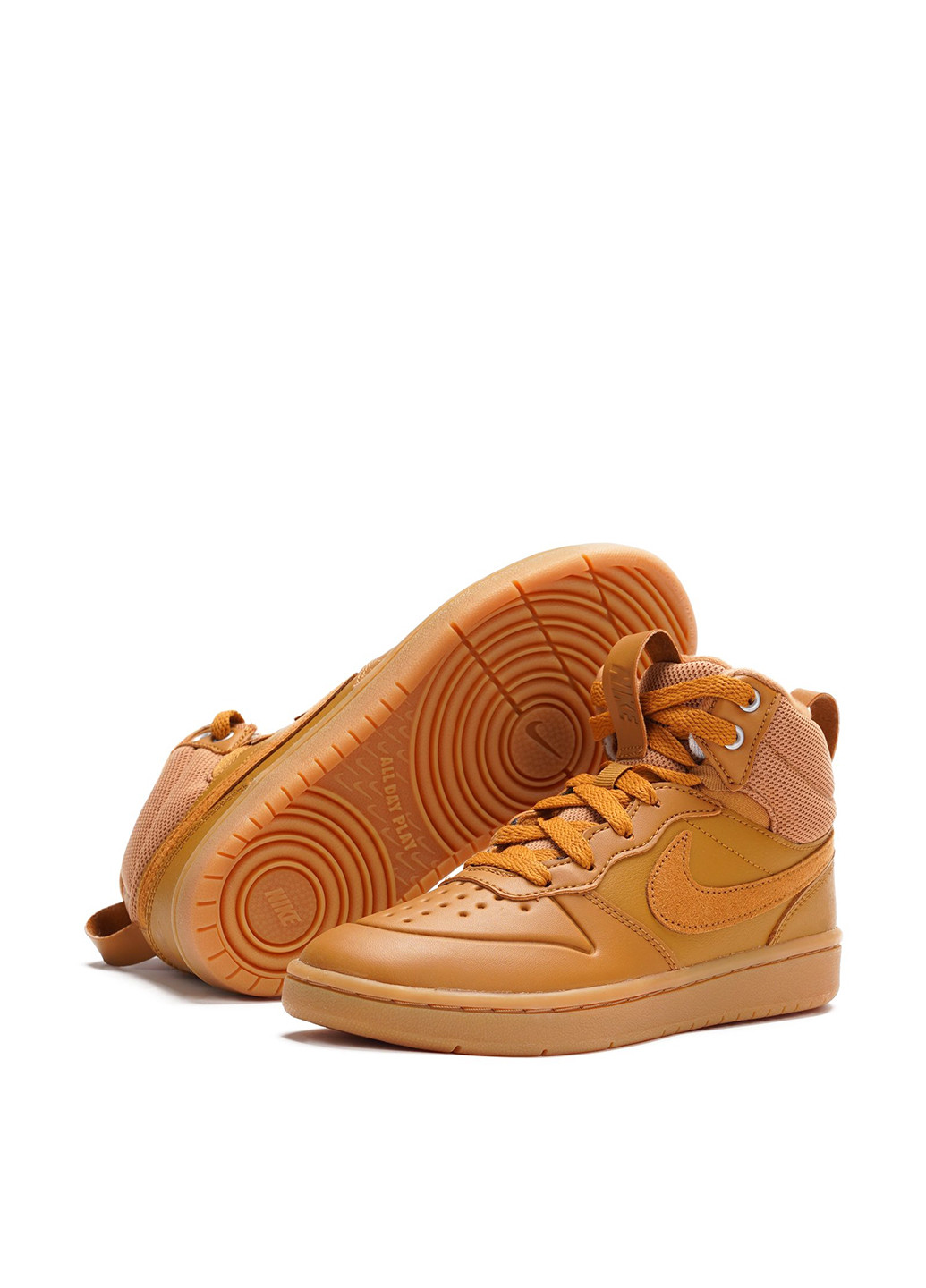Светло-коричневые кеды Nike