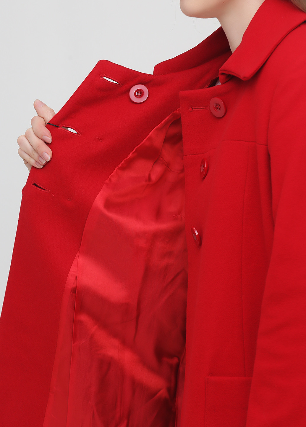 Красное демисезонное Пальто двубортное Still Life