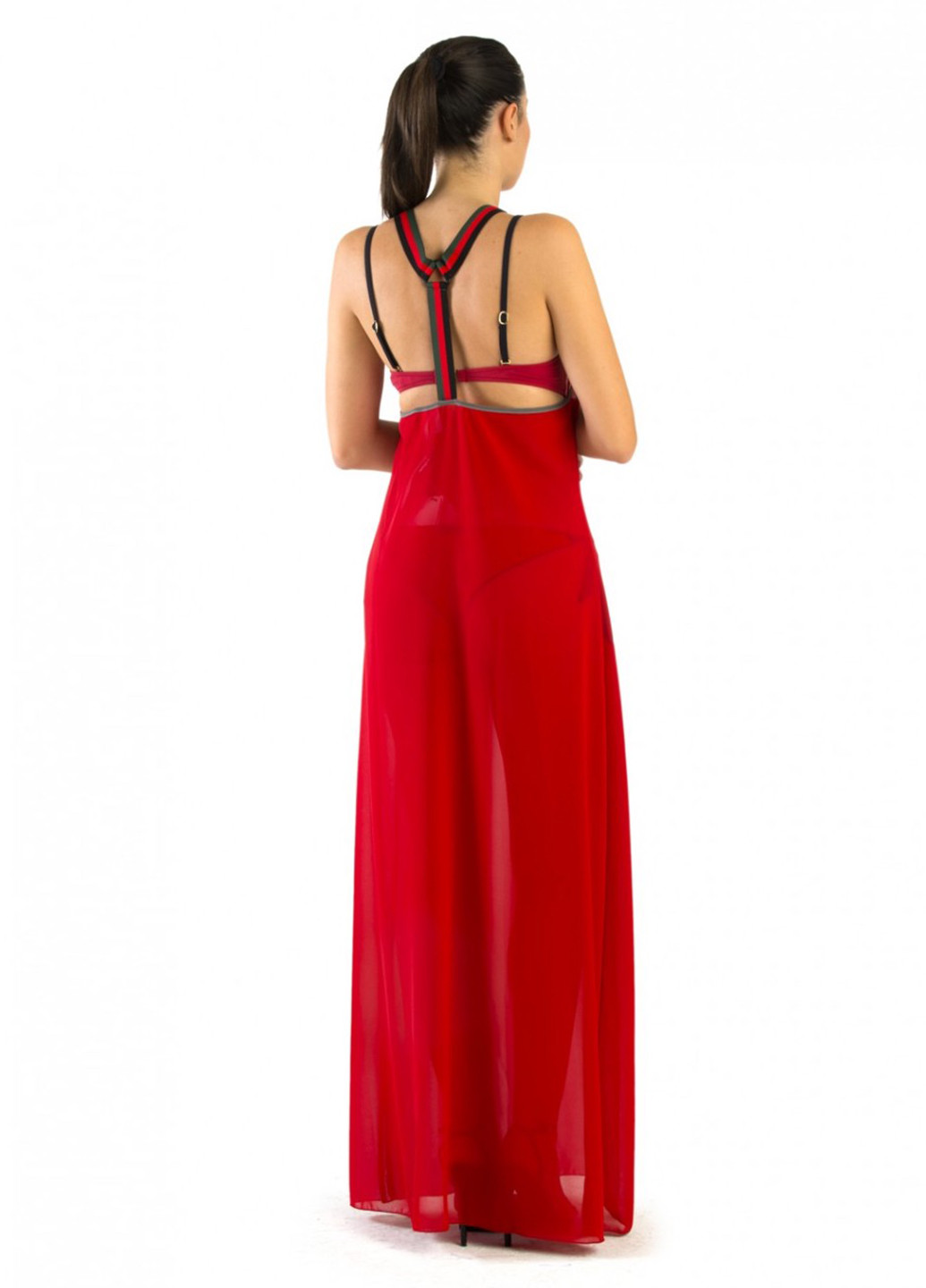 Червона пляжна сукня Amarea однотонна