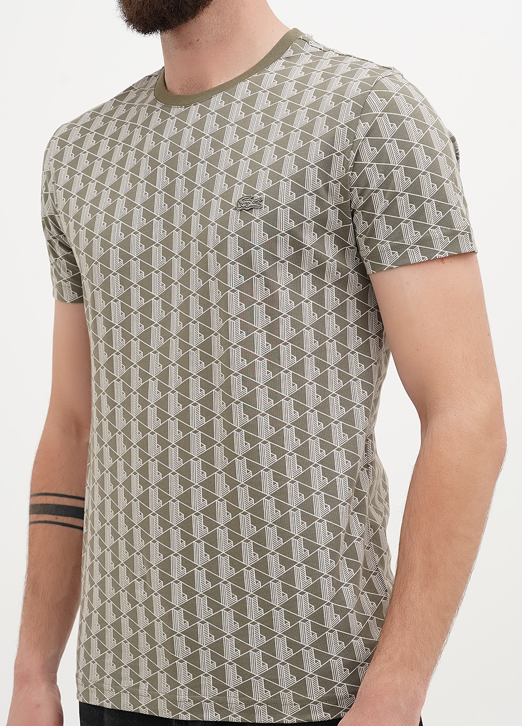 Хаки (оливковая) футболка No Brand