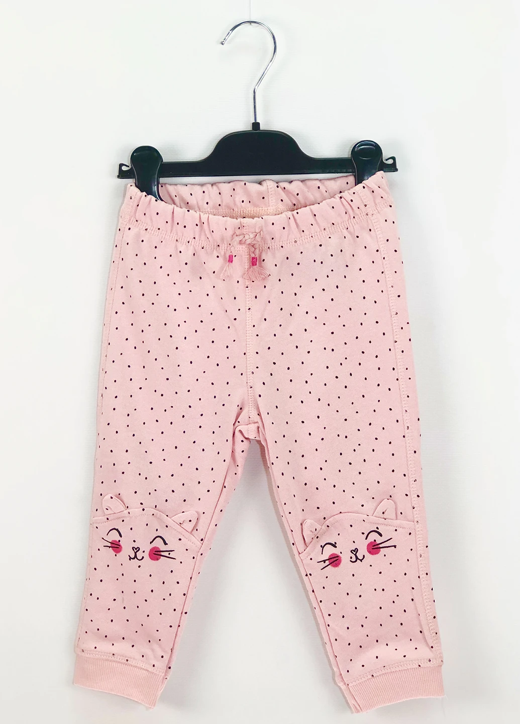 Розовые кэжуал летние зауженные брюки H&M