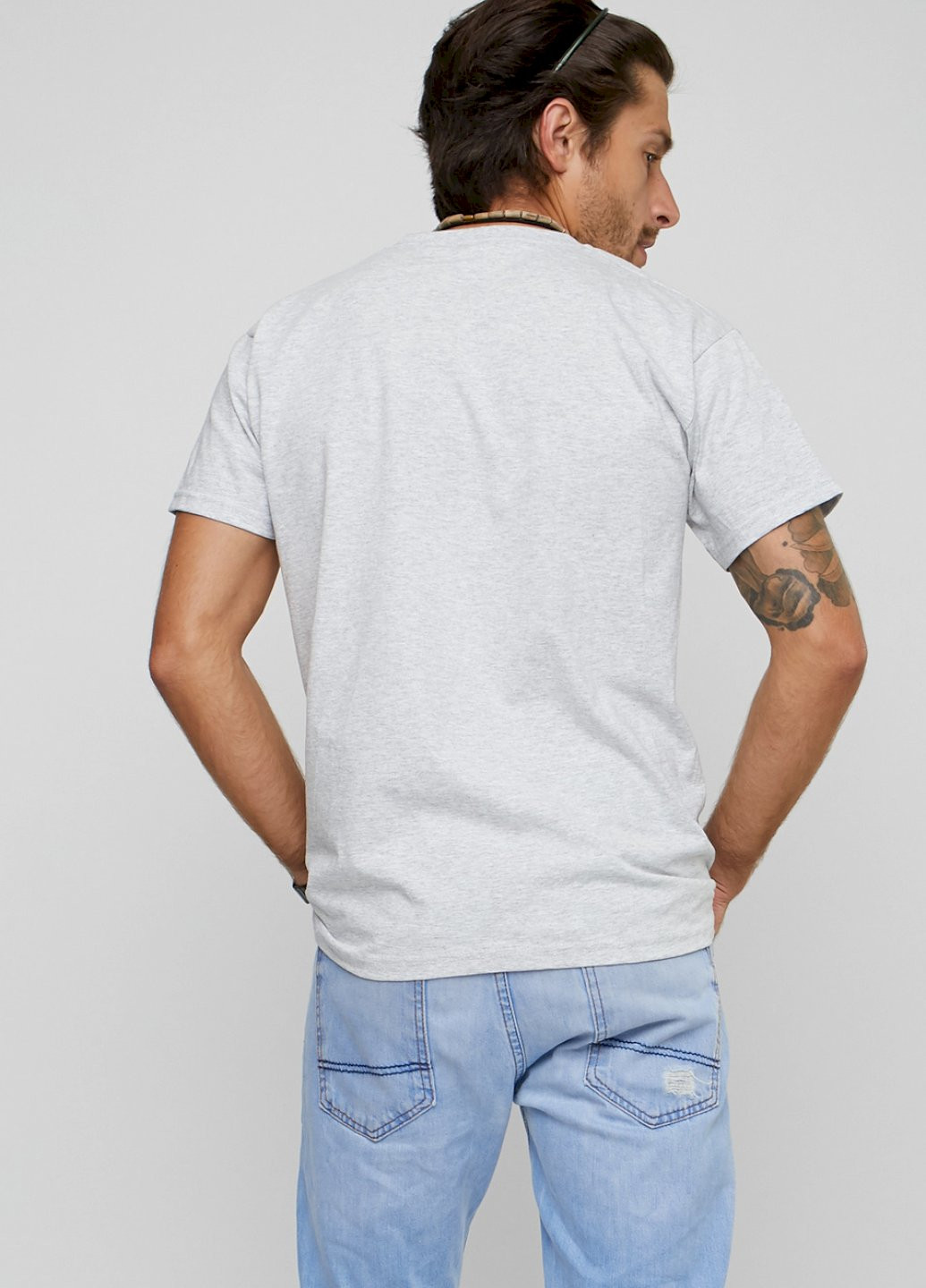 Сіра футболка чоловіча YAPPI