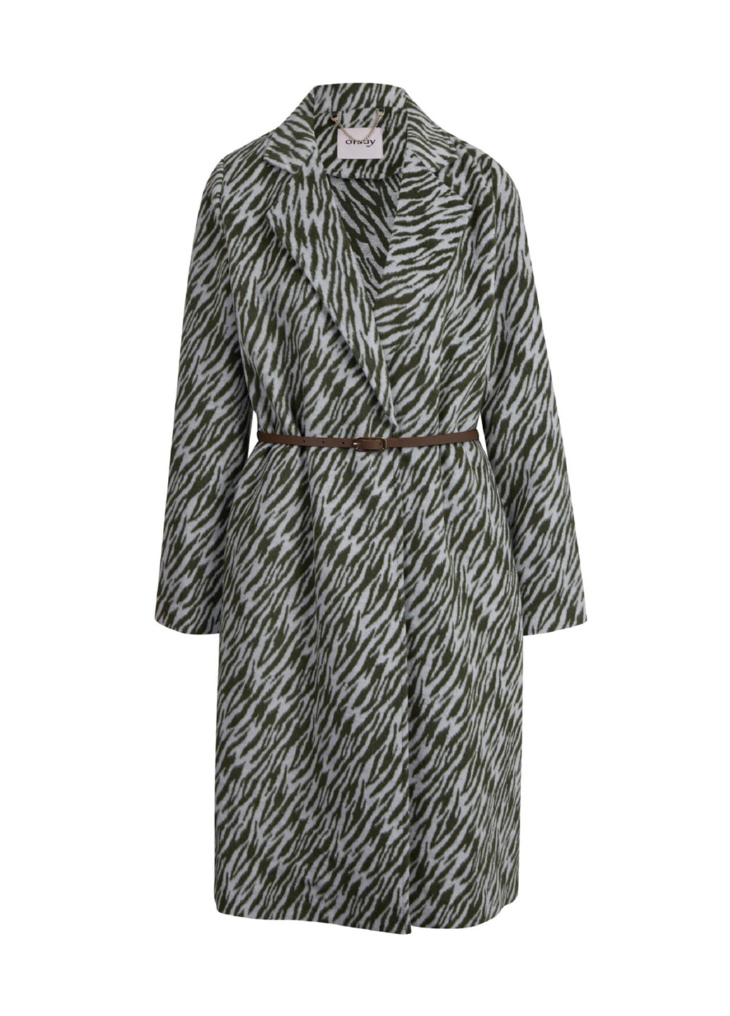 Оливковое (хаки) демисезонное Пальто Orsay