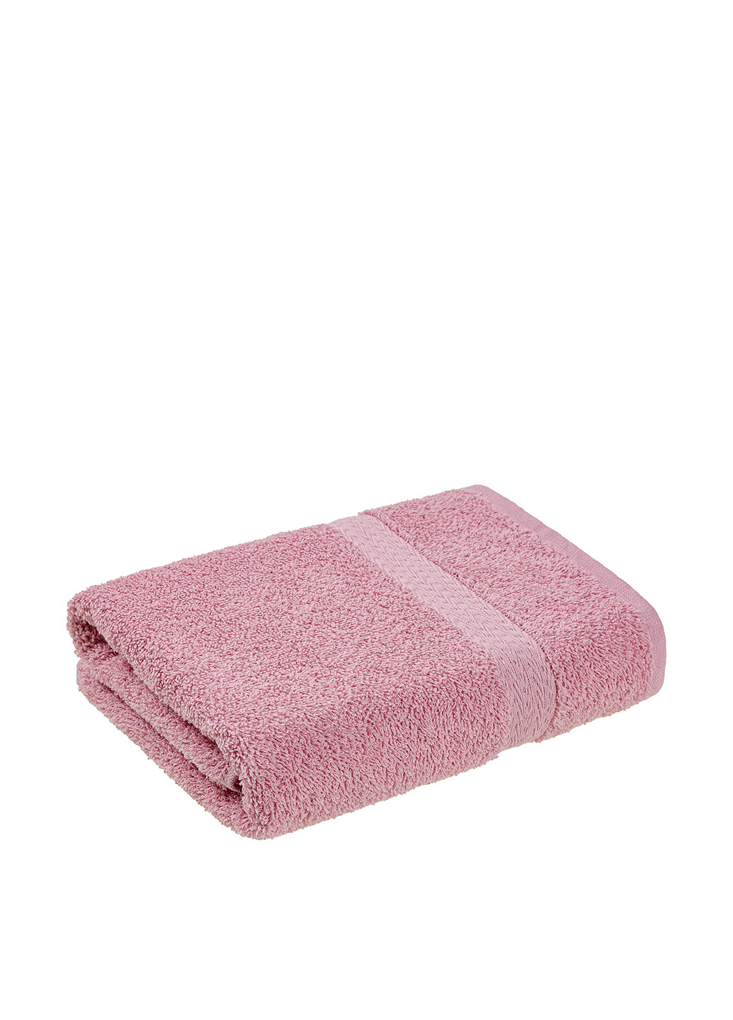 No Brand полотенце, 50х90 см однотонный розовый производство - Азербайджан