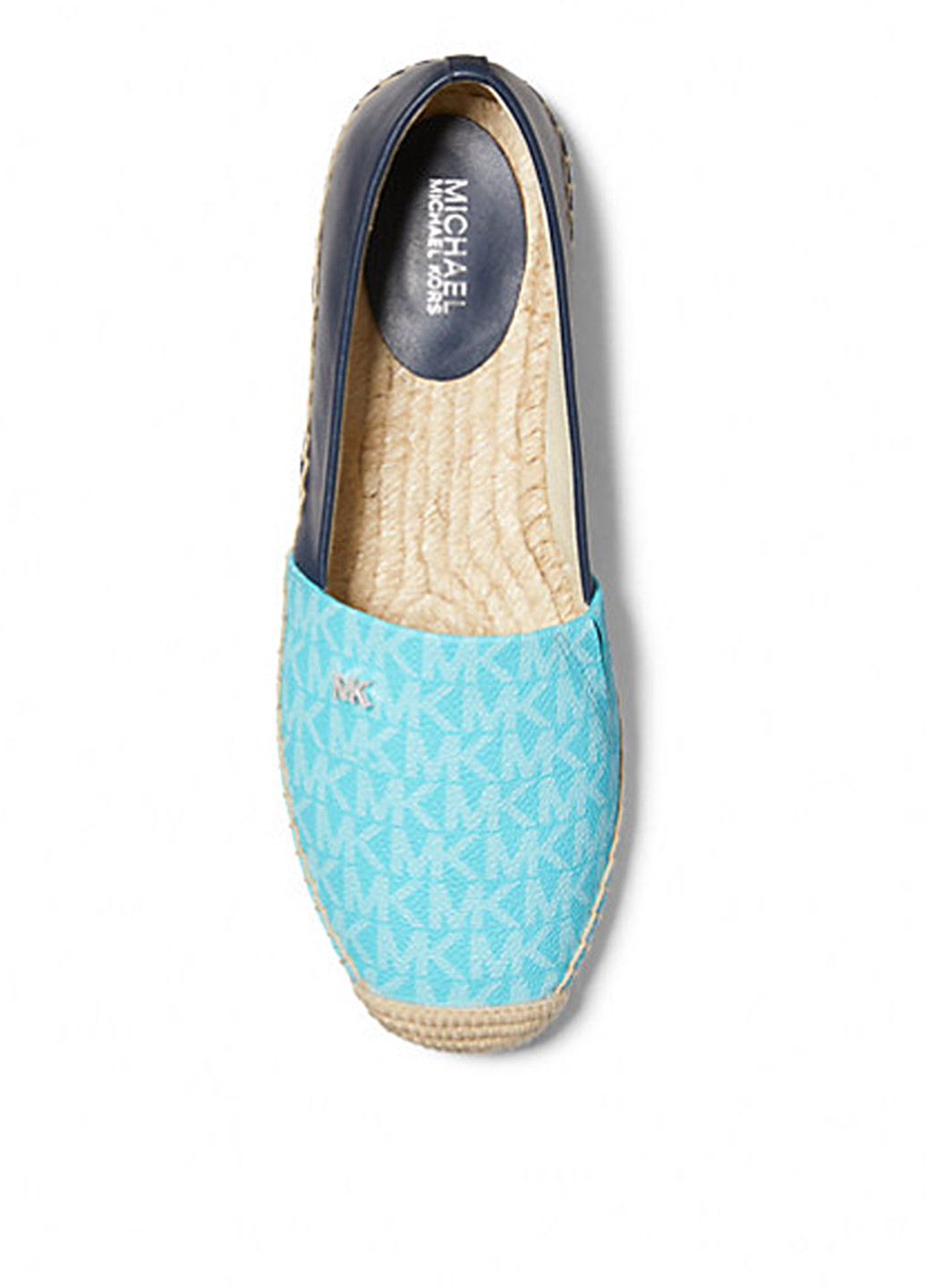 Блакитні сліпони Michael Kors колор блок без декору (295922401)