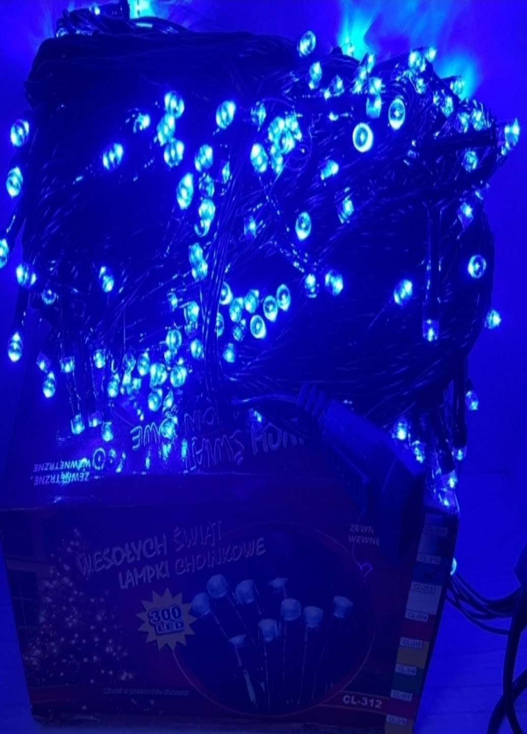 Светодиодная гирлянда LED 300 Синяя 22м с контроллером (96449412) Francesco Marconi (201693098)