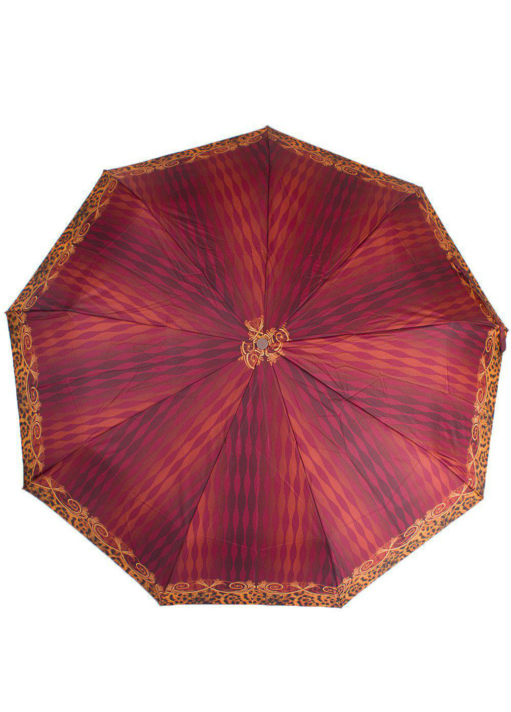 Бордова жіночий складаний парасолька повний автомат 104 см Airton (194321575)