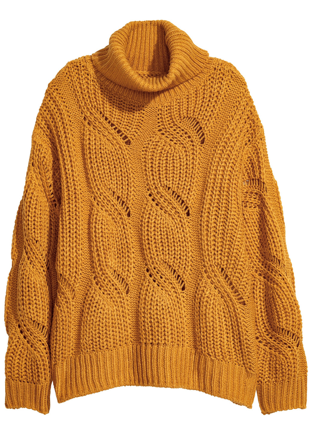 Гірчичний зимовий светр H&M