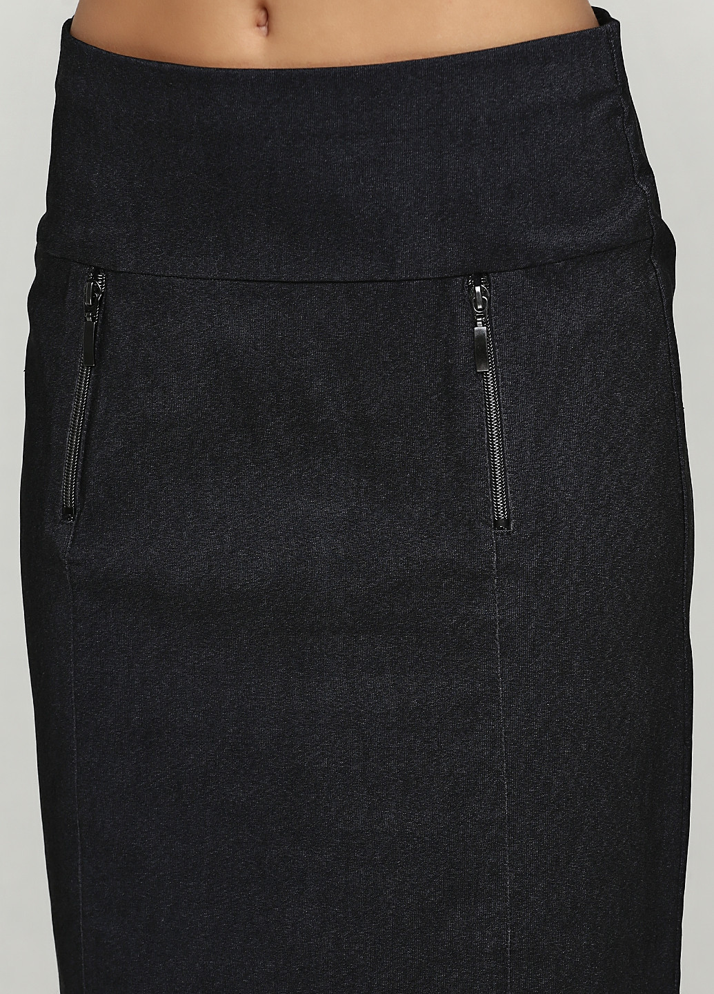 Чорний демісезонний комплект (блуза, спідниця) Brandtex Collection