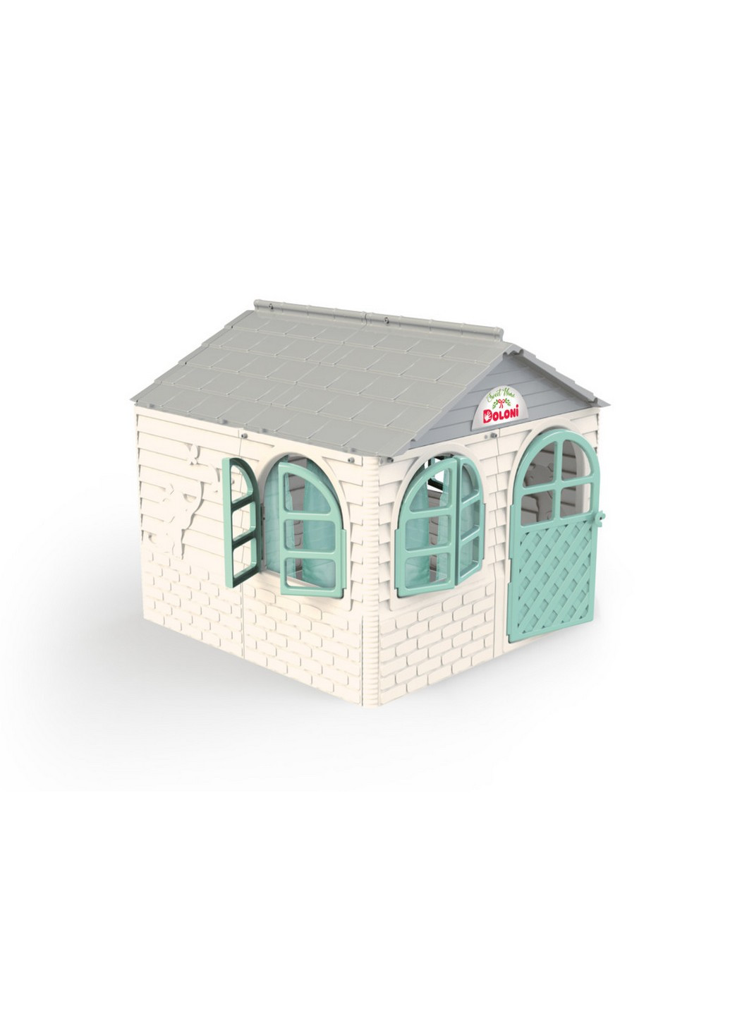 Ігровий дитячий будинок зі шторами 129х87х32 см Doloni (253659318)