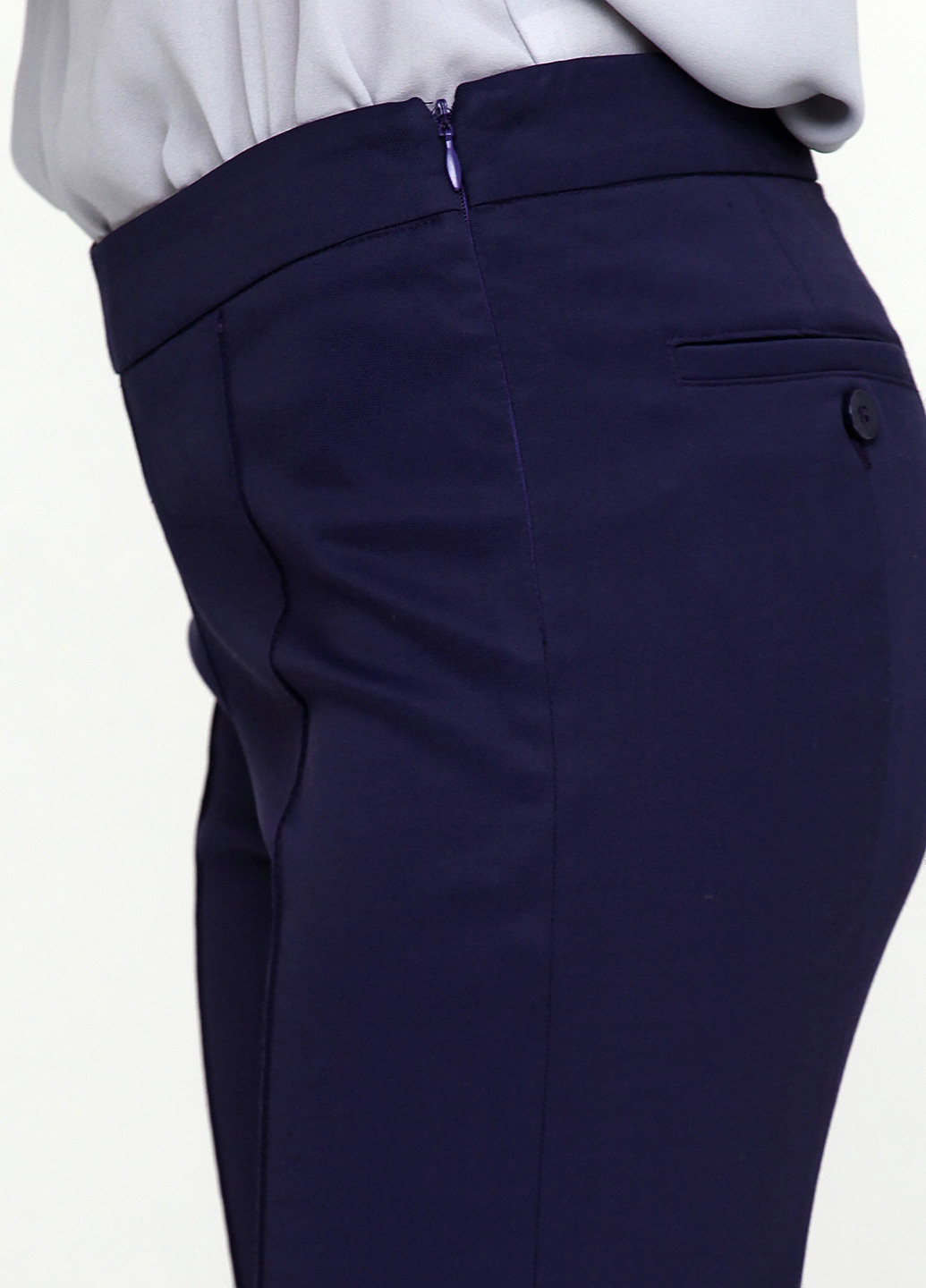 Темно-синие кэжуал демисезонные брюки Patrizia Pepe
