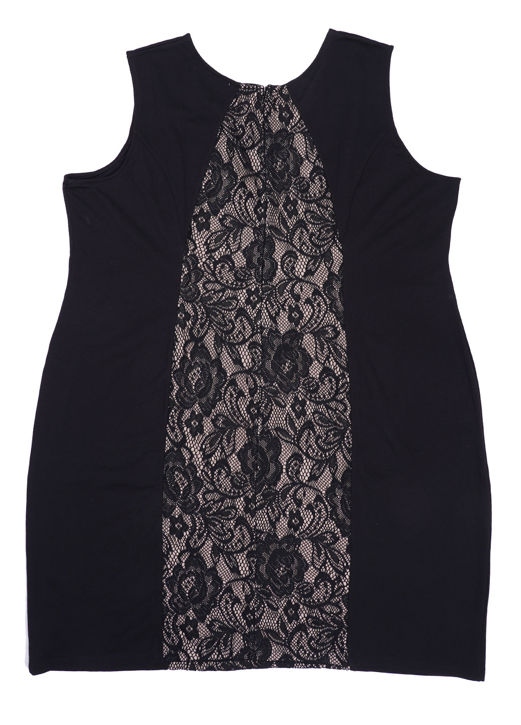 Черное коктейльное платье футляр Avon однотонное