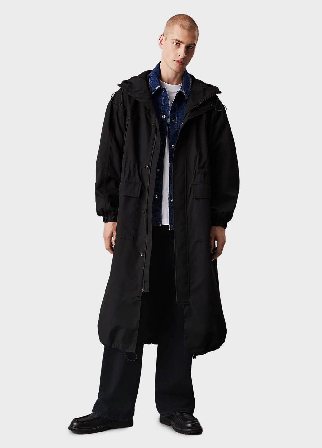 Плащ Calvin Klein Jeans макінтош на блискавці вільний (366292709)