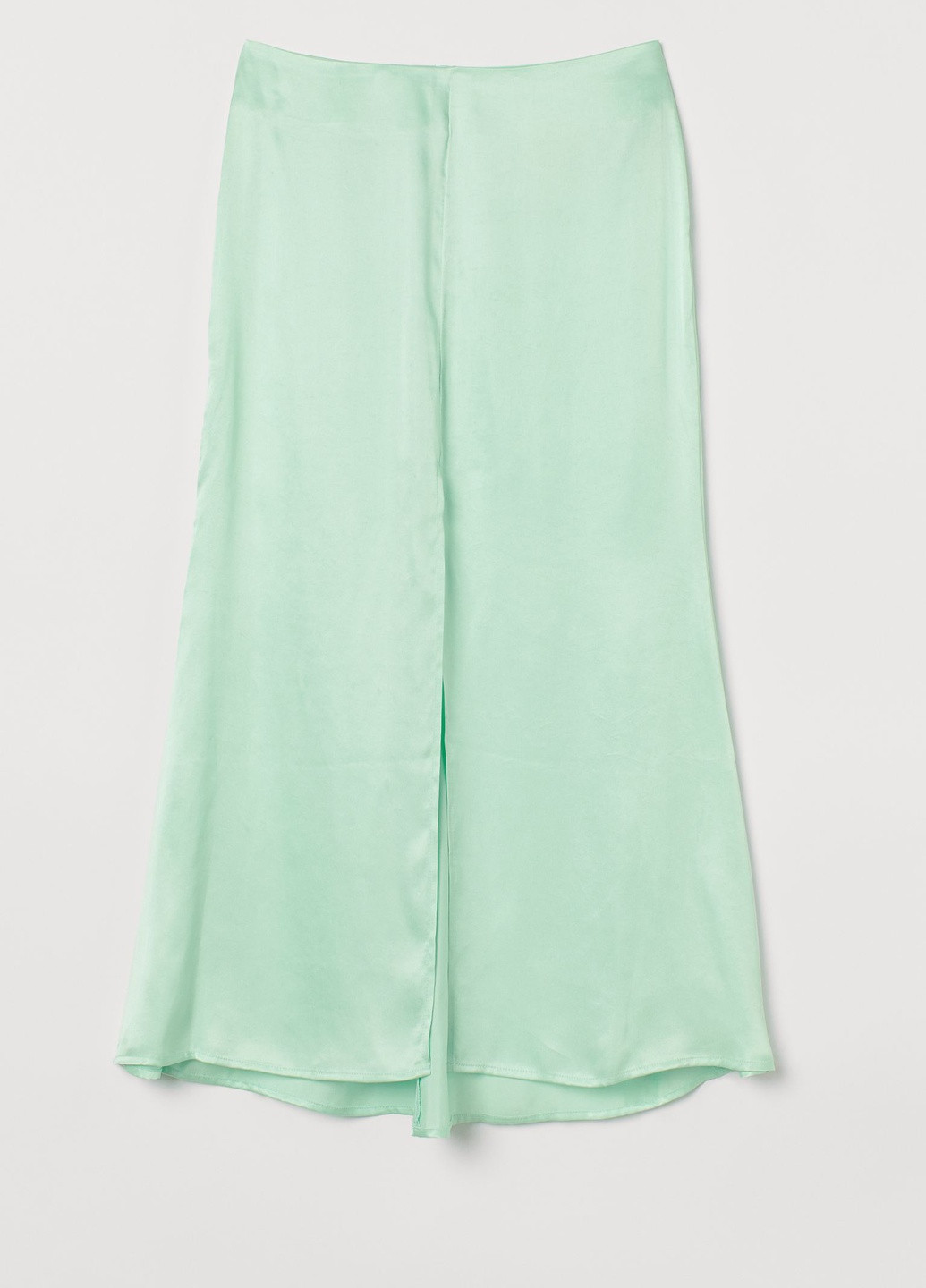 Мятная однотонная юбка H&M