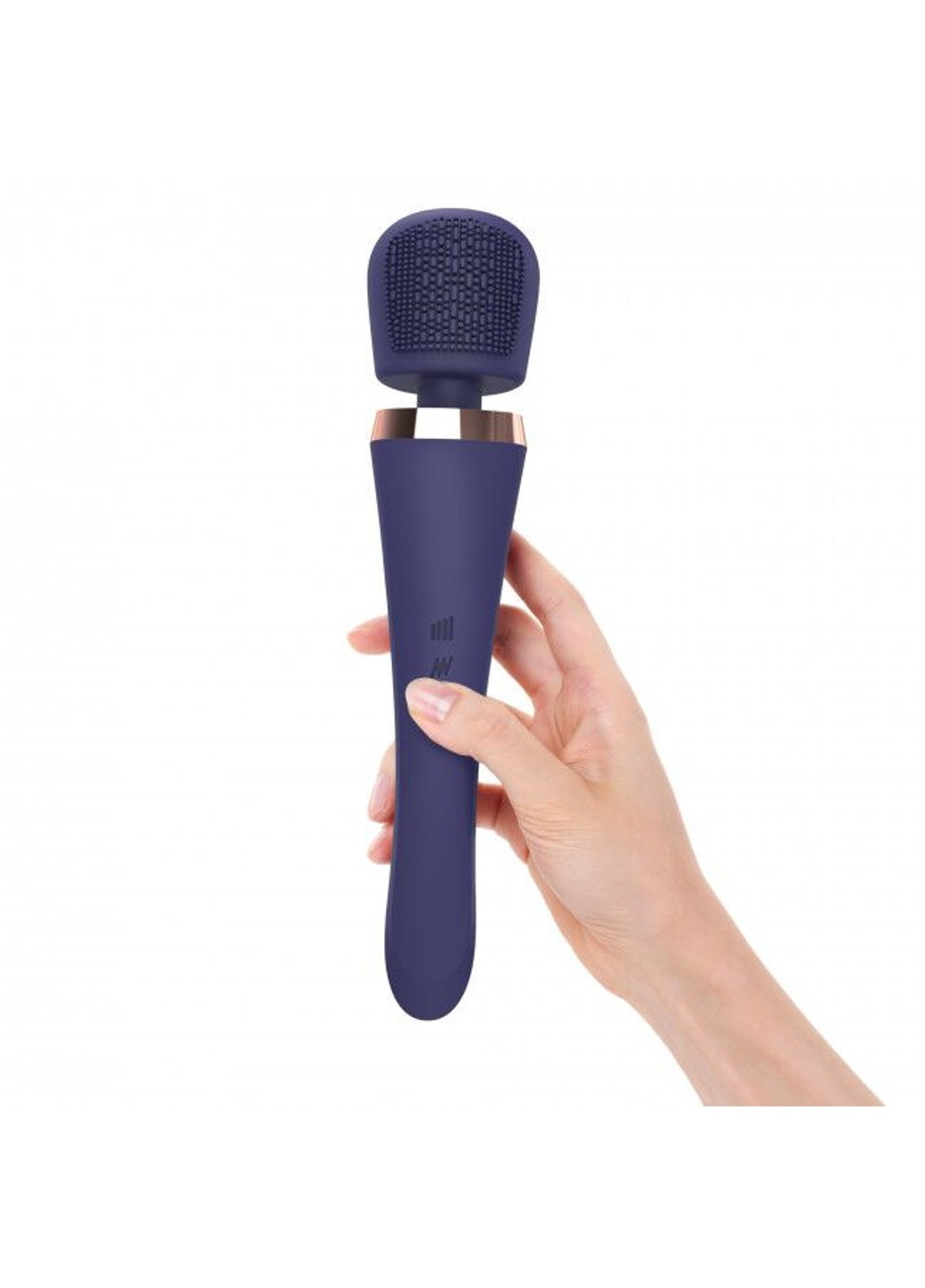 Вібромасажер із силіконовою щіточкою Brush Crush - Midnight Indigo Love To Love (256537645)