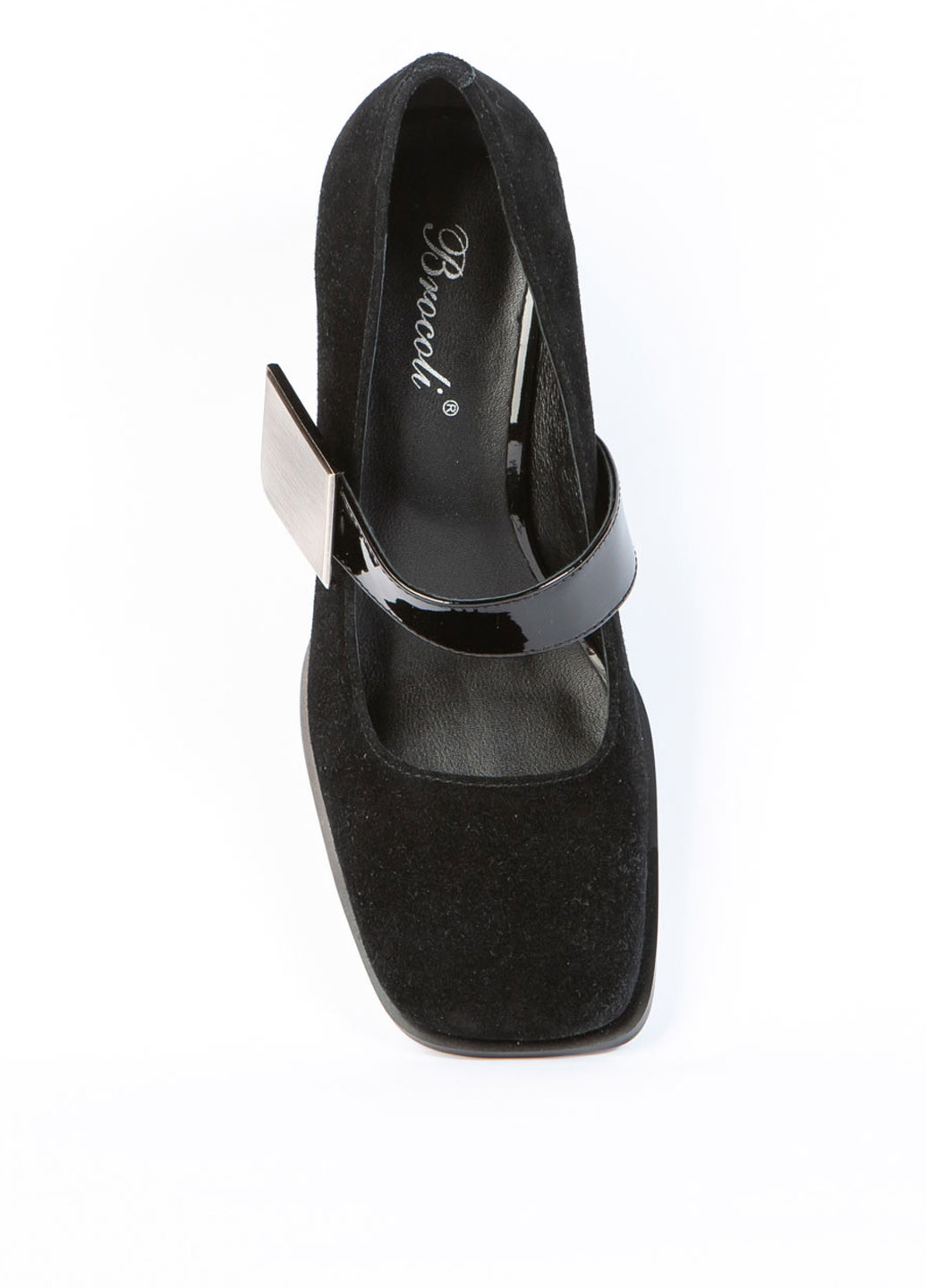 Brocoli Туфлі мері джейн чорний з натуральна замша, — демісезон (311256775)