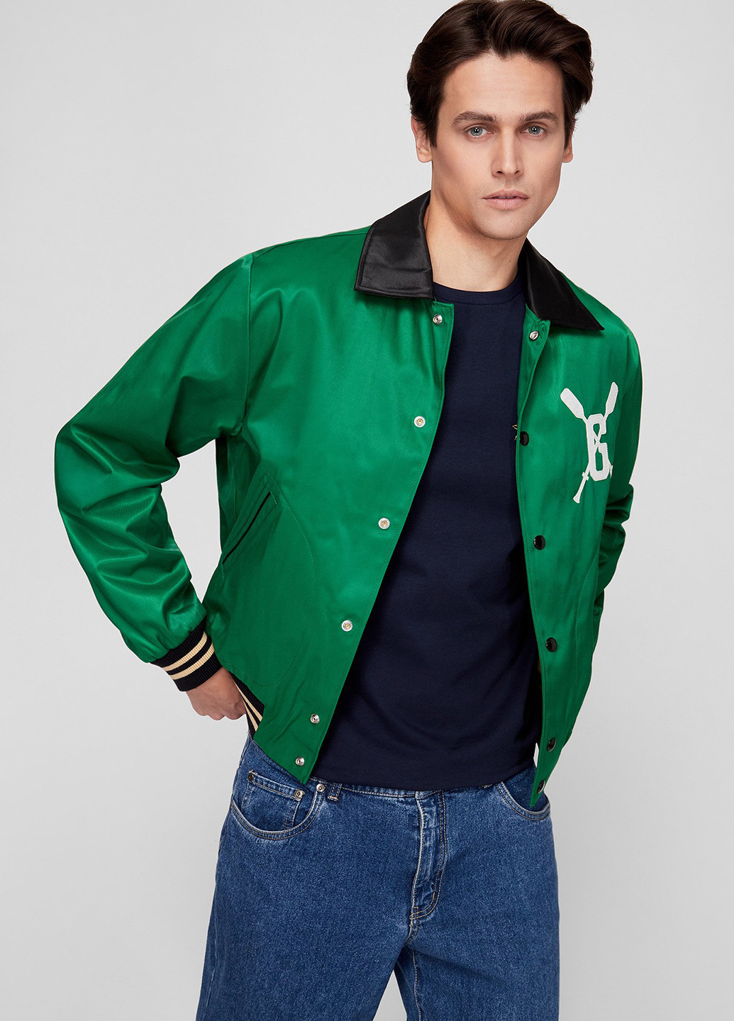 Бомбер Gant на кнопках (257138551)