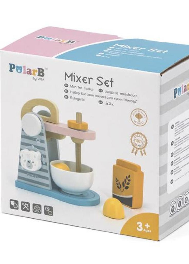 Игровой набор кулинара PolarB Миксер (44019) Viga Toys кулінара polarb міксер (202365851)