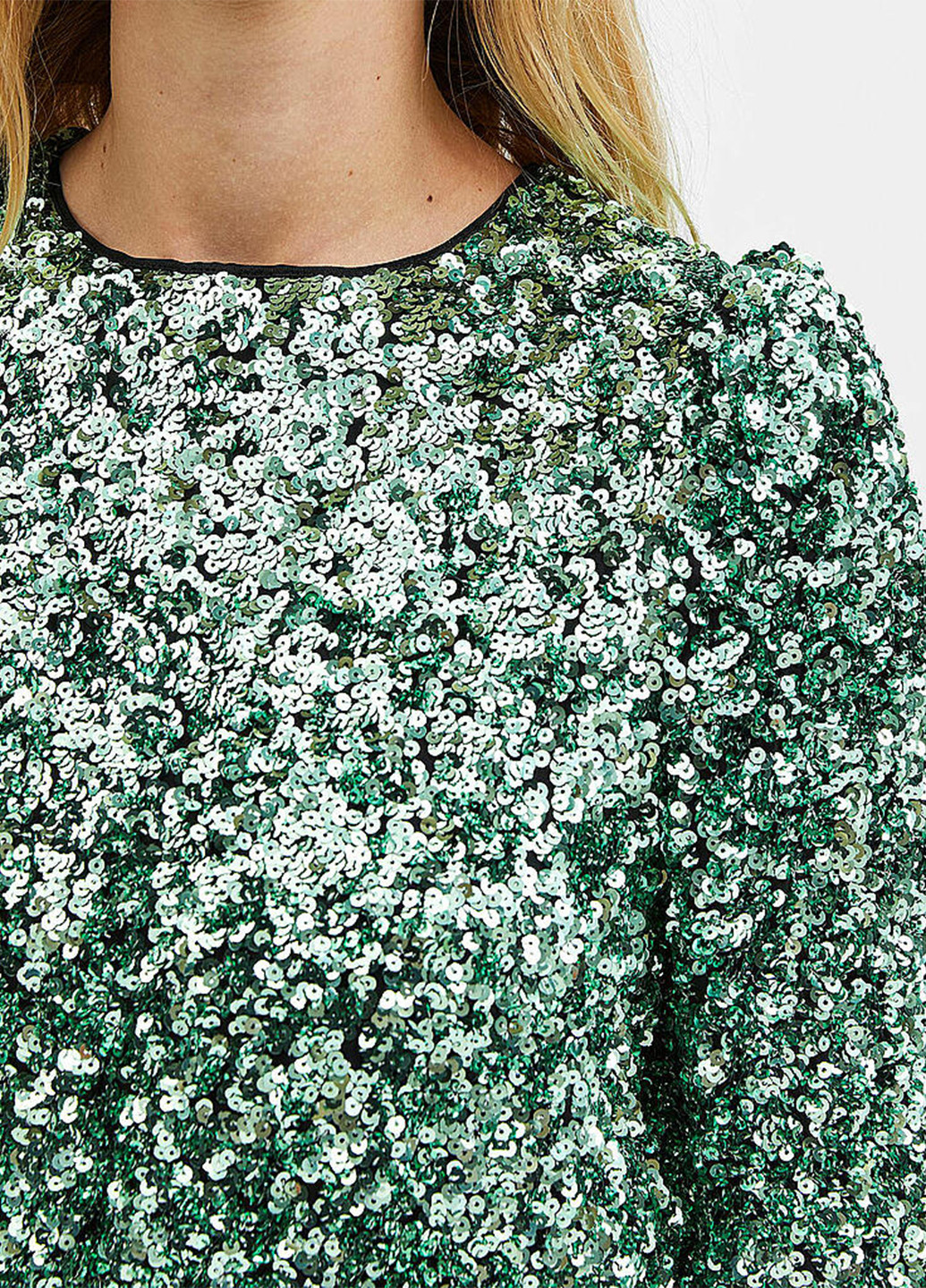 Зеленое коктейльное платье Selected Femme однотонное