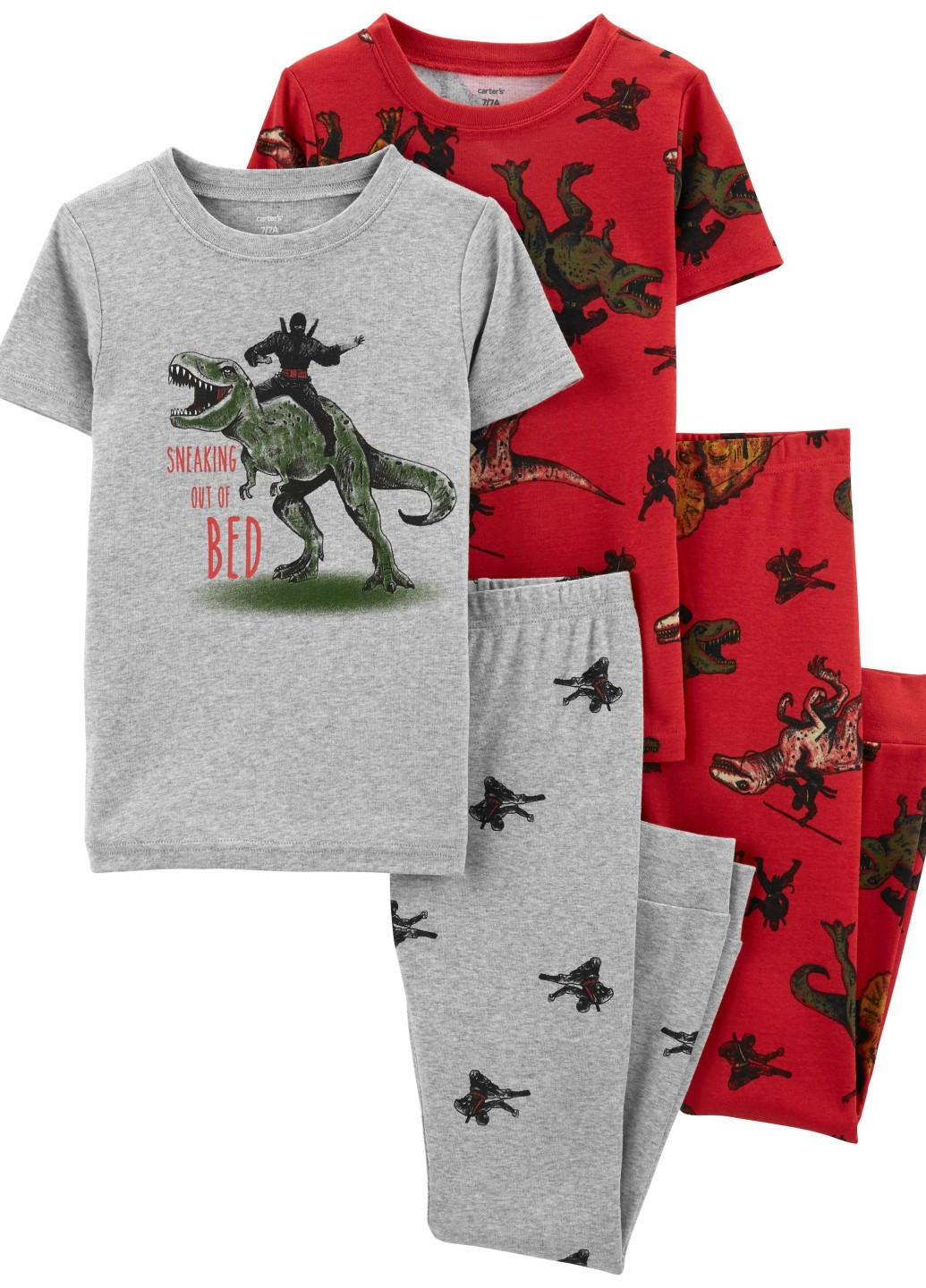 Сіра всесезон піжама для хлопчика carters (988610) 2шт Carter's