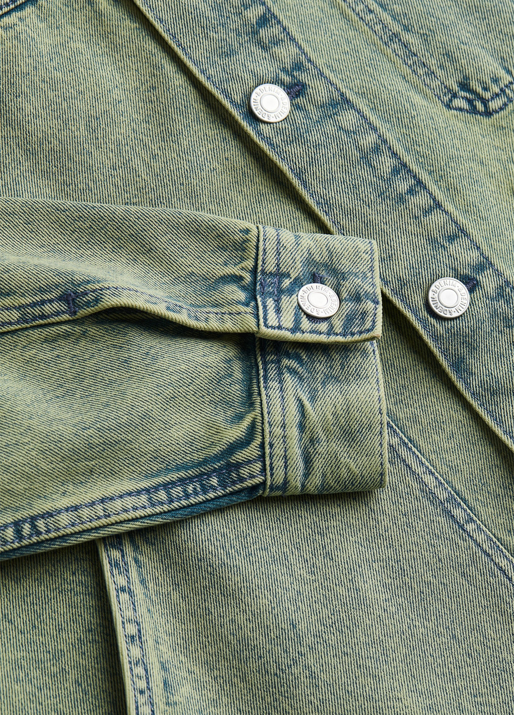 Зелена демісезонна куртка H&M