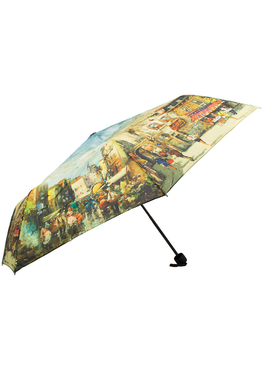 Комбінована жіноча складна парасолька механічна 100 см NEX (255709989)