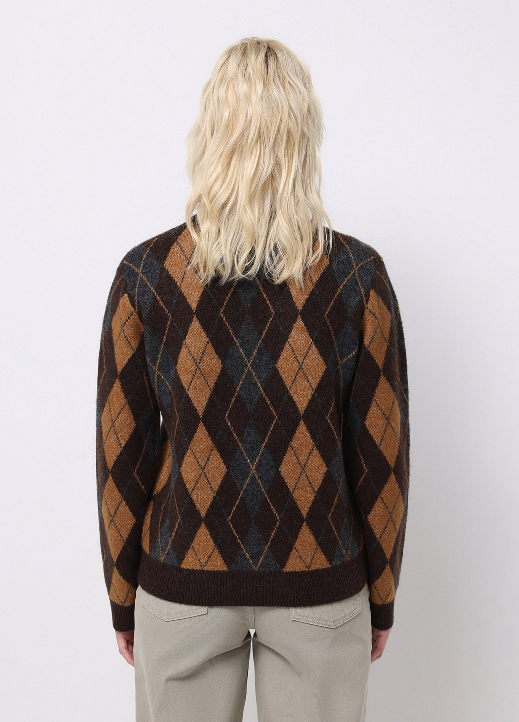 Коричневий зимовий джемпер джемпер Colin's