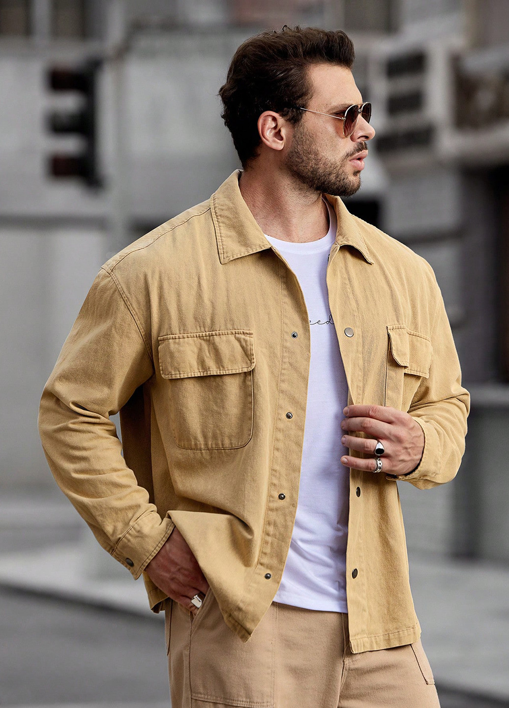 Куртка-сорочка SHEIN (331821473)