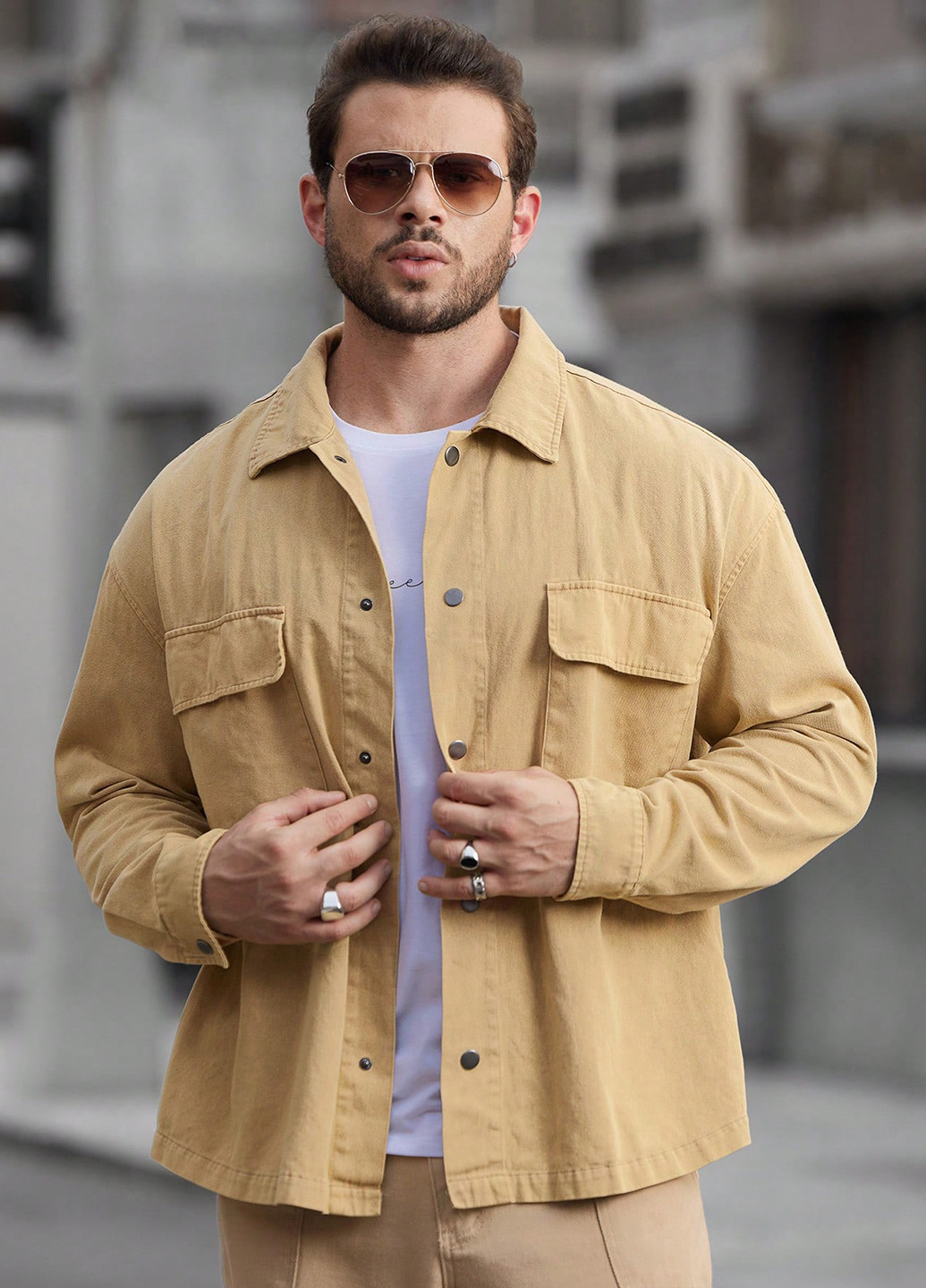 Куртка-сорочка SHEIN (331821473)