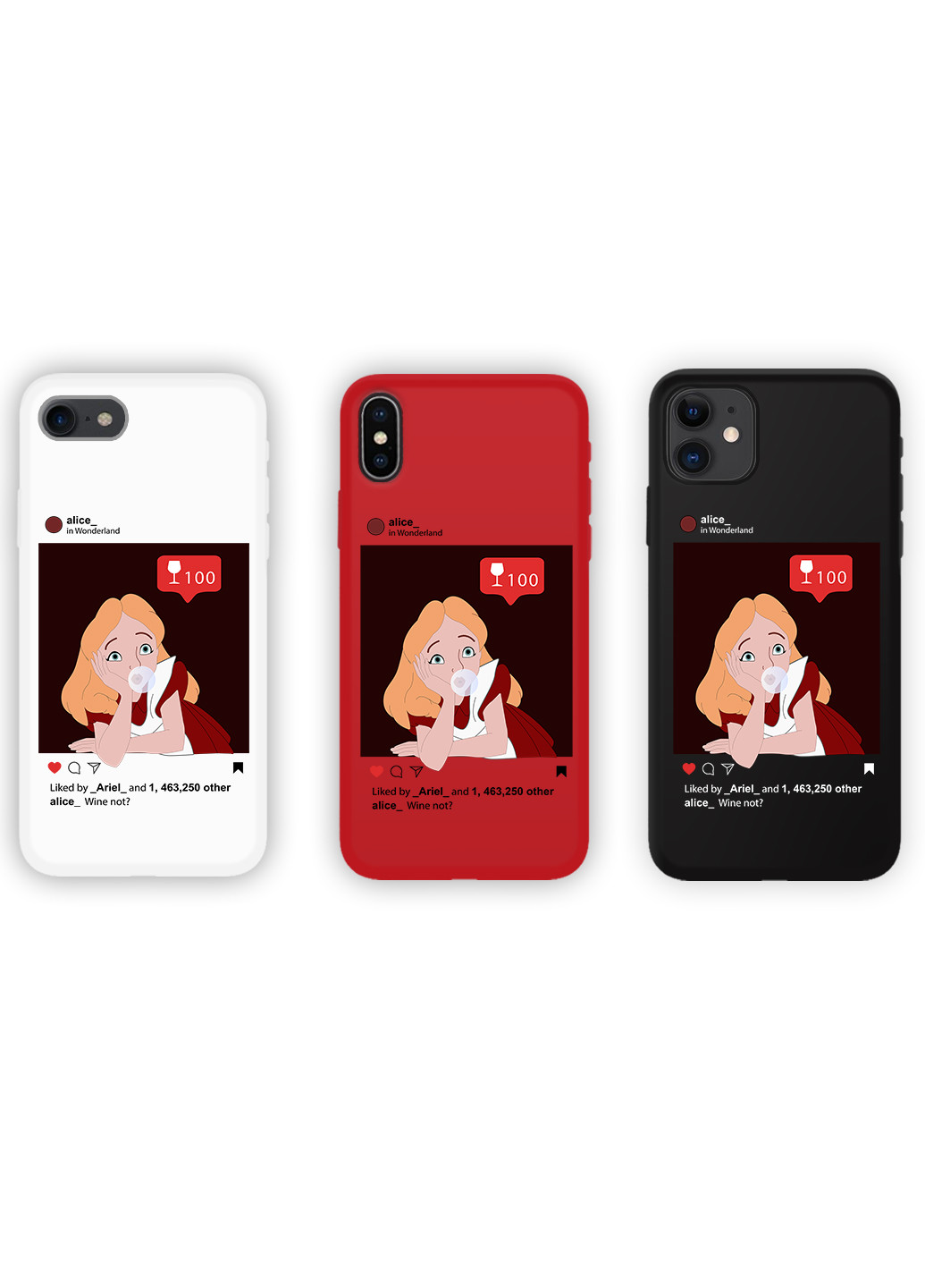 Чохол силіконовий Apple Iphone Xs Аліса з жуйкою Дісней (Alice in Wonderland Disney) (8938-1433) MobiPrint (219778276)