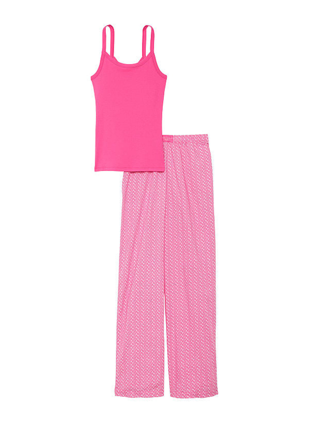 Розовая всесезон пижама (майка, брюки) майка + брюки Victoria's Secret