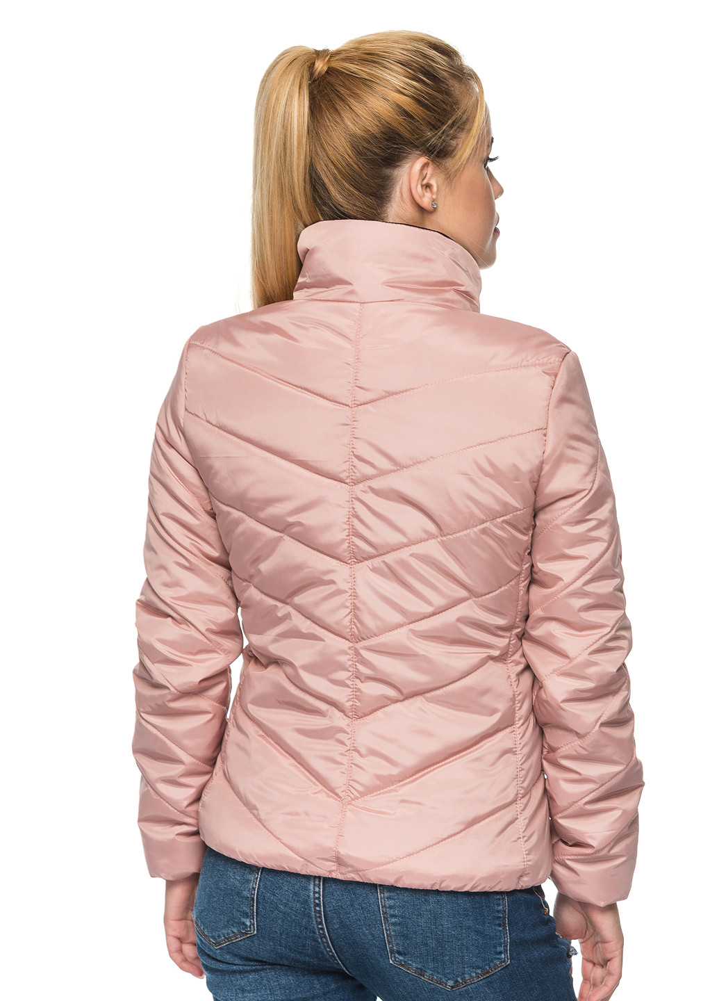 Розово-лиловая демисезонная куртка Кариант